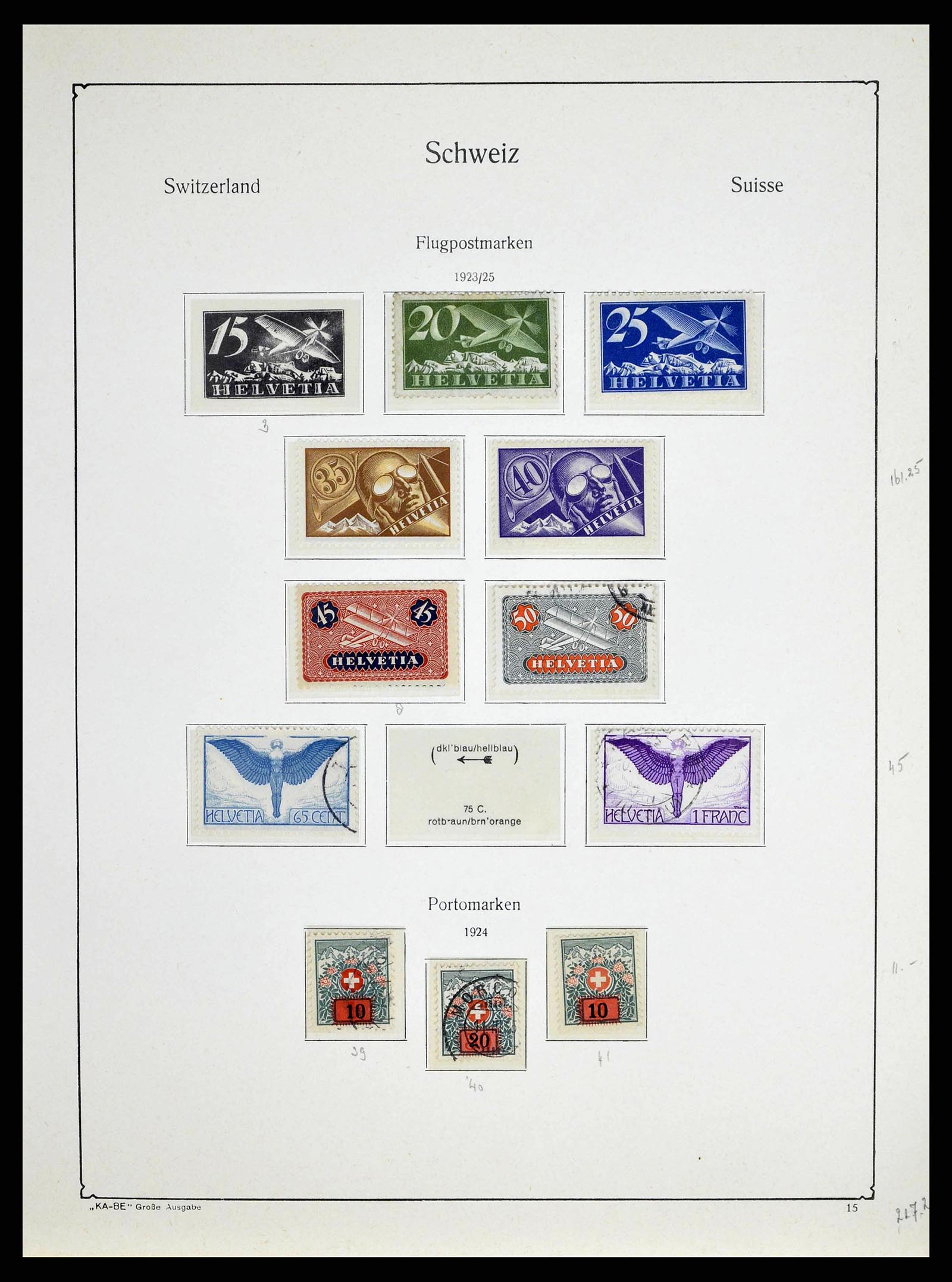 38706 0015 - Stamp collection 38706 Switzerland 1854-1985.