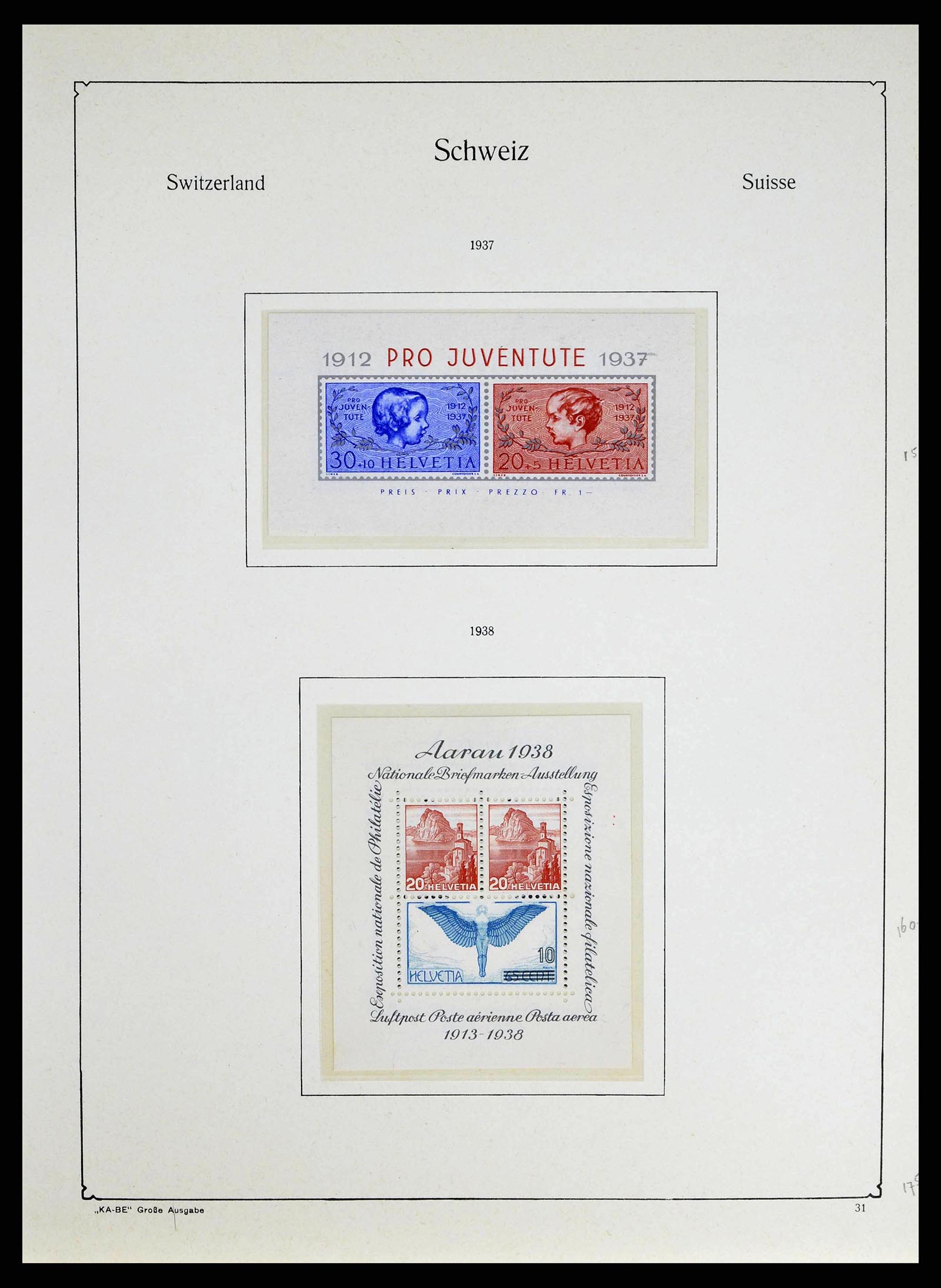38706 0029 - Postzegelverzameling 38706 Zwitserland 1854-1985.