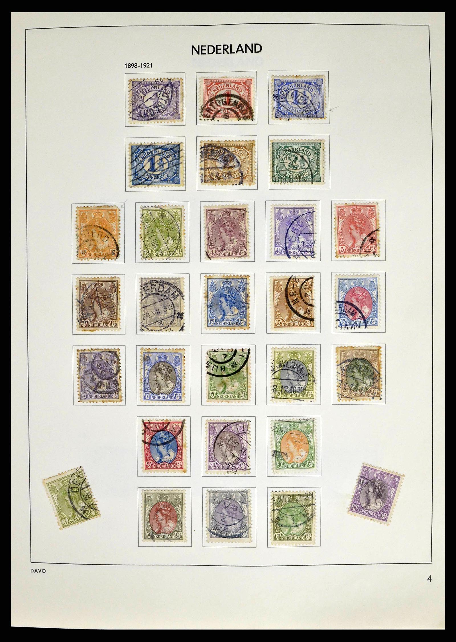 38709 0004 - Postzegelverzameling 38709 Nederland 1867-1986.