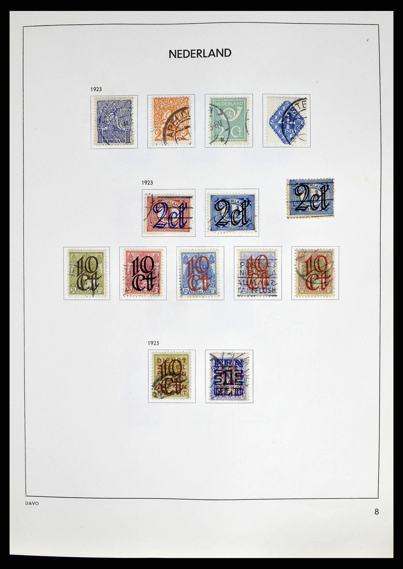 38709 0008 - Postzegelverzameling 38709 Nederland 1867-1986.