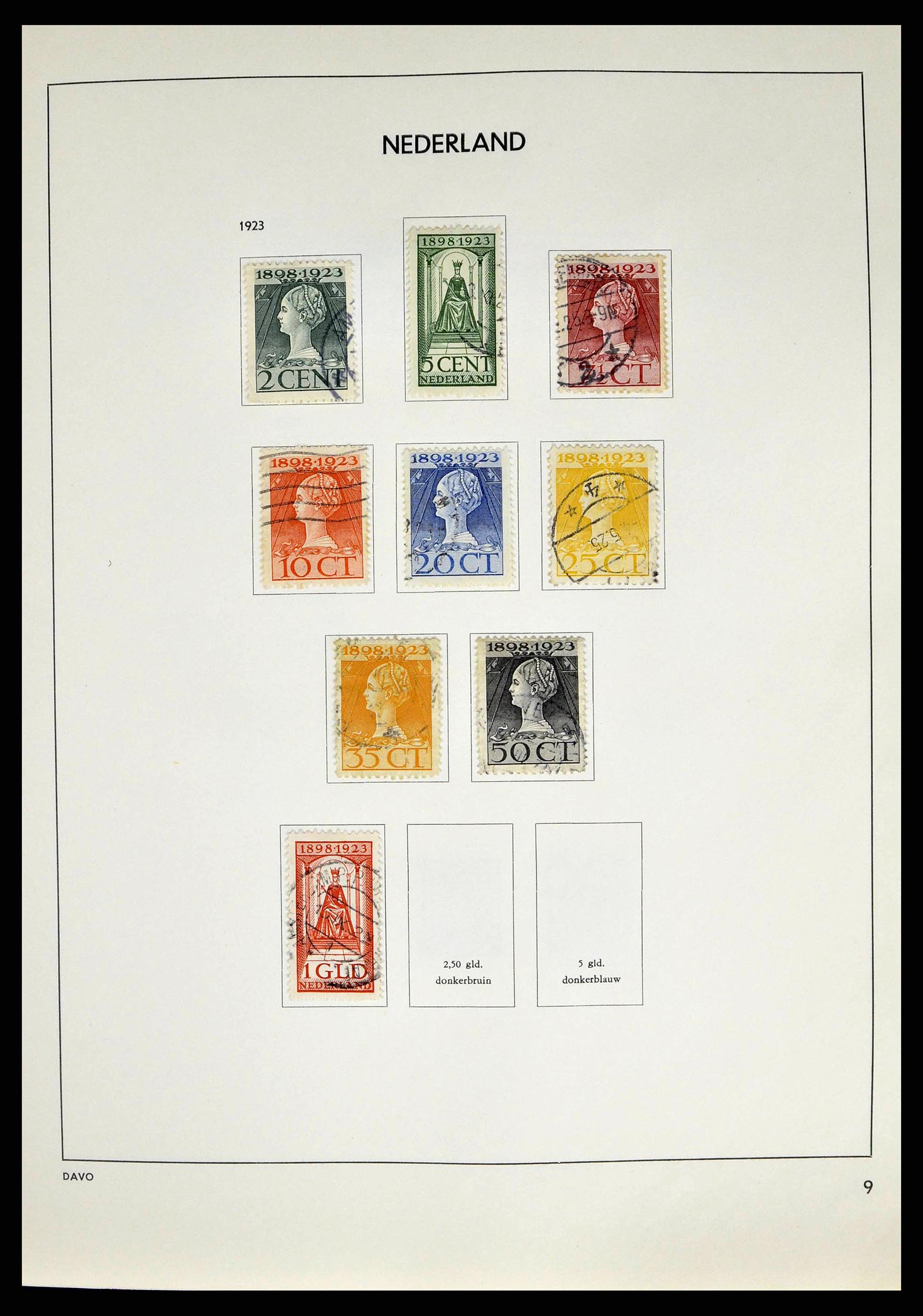 38709 0009 - Postzegelverzameling 38709 Nederland 1867-1986.