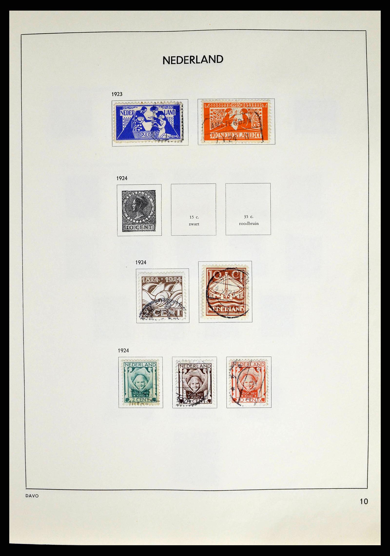 38709 0010 - Postzegelverzameling 38709 Nederland 1867-1986.