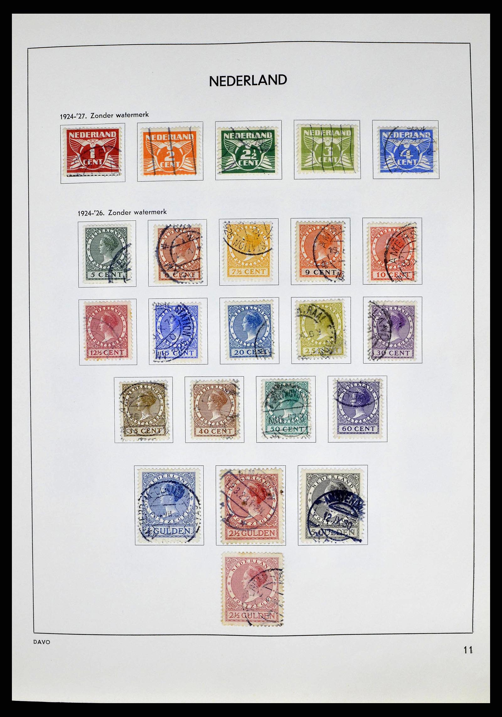 38709 0011 - Postzegelverzameling 38709 Nederland 1867-1986.