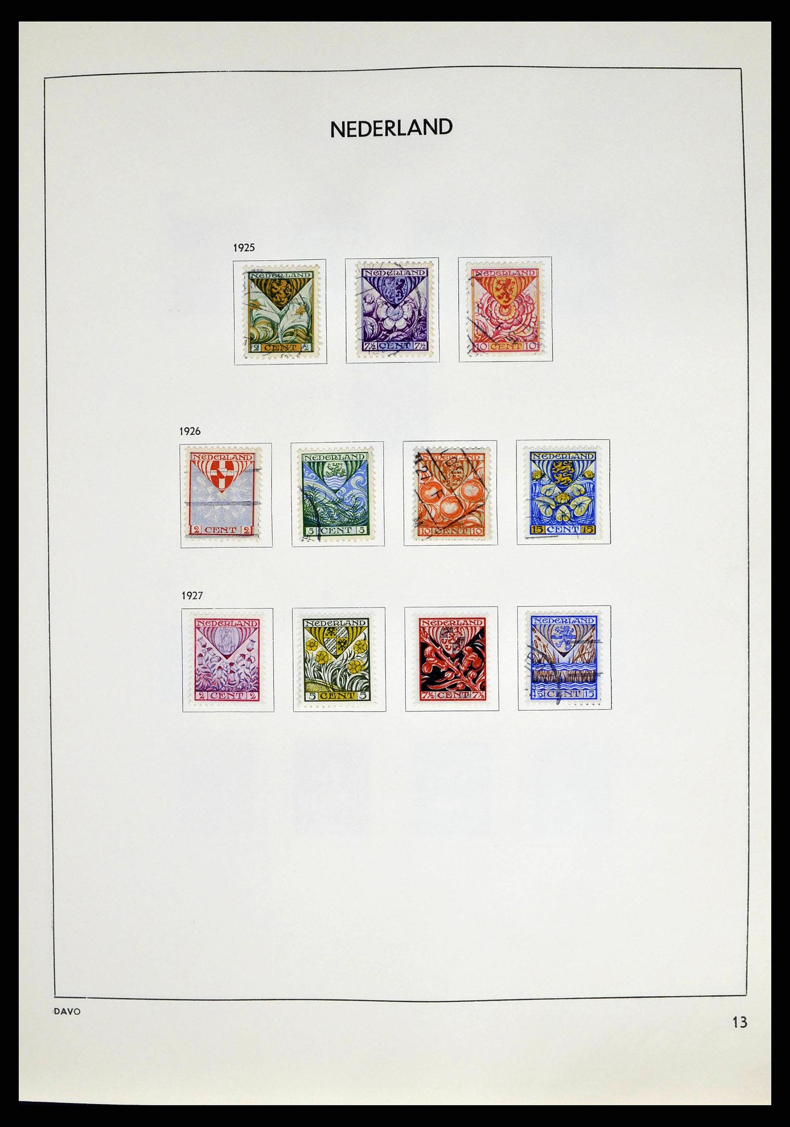38709 0013 - Postzegelverzameling 38709 Nederland 1867-1986.
