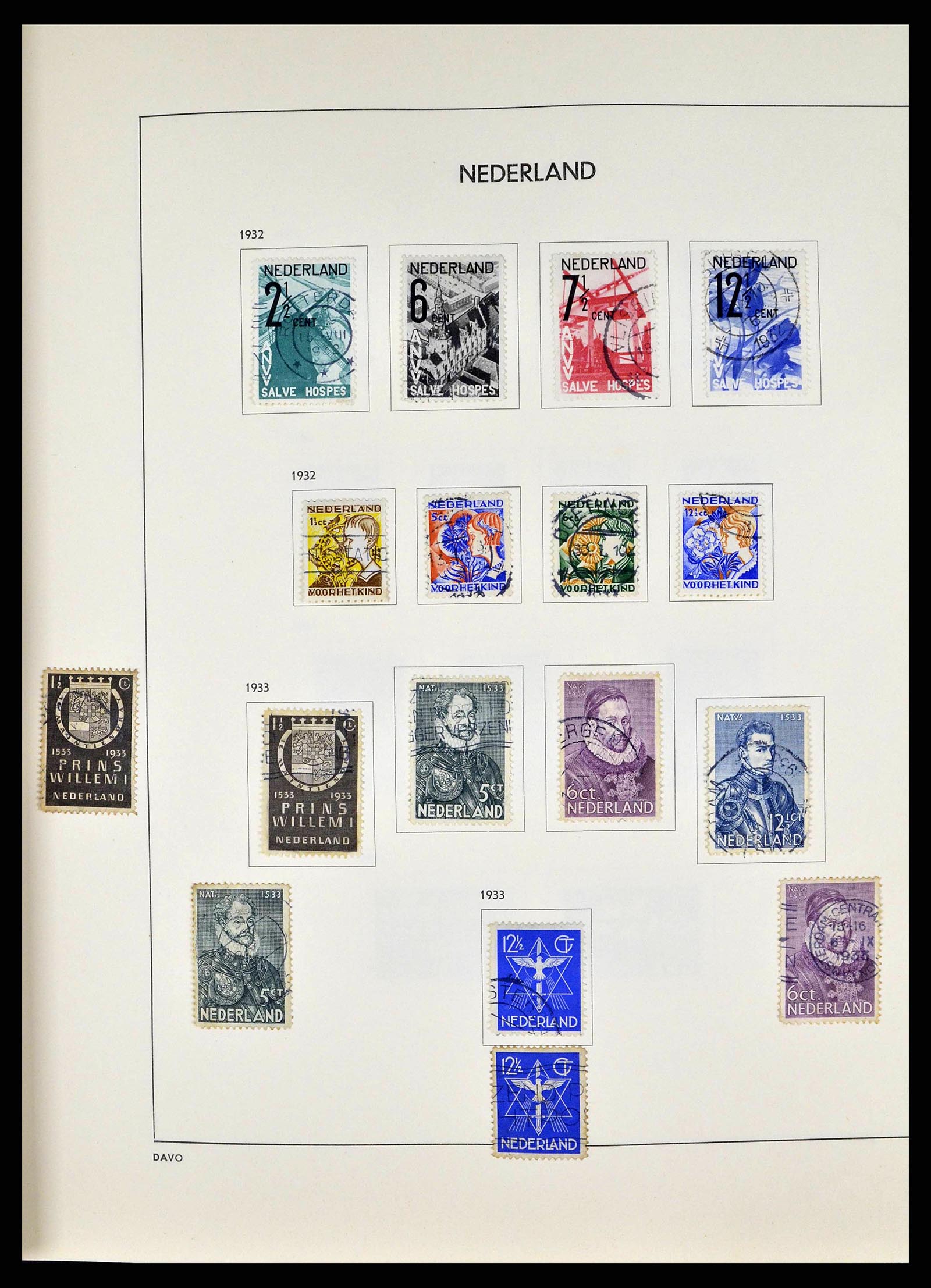 38709 0017 - Postzegelverzameling 38709 Nederland 1867-1986.