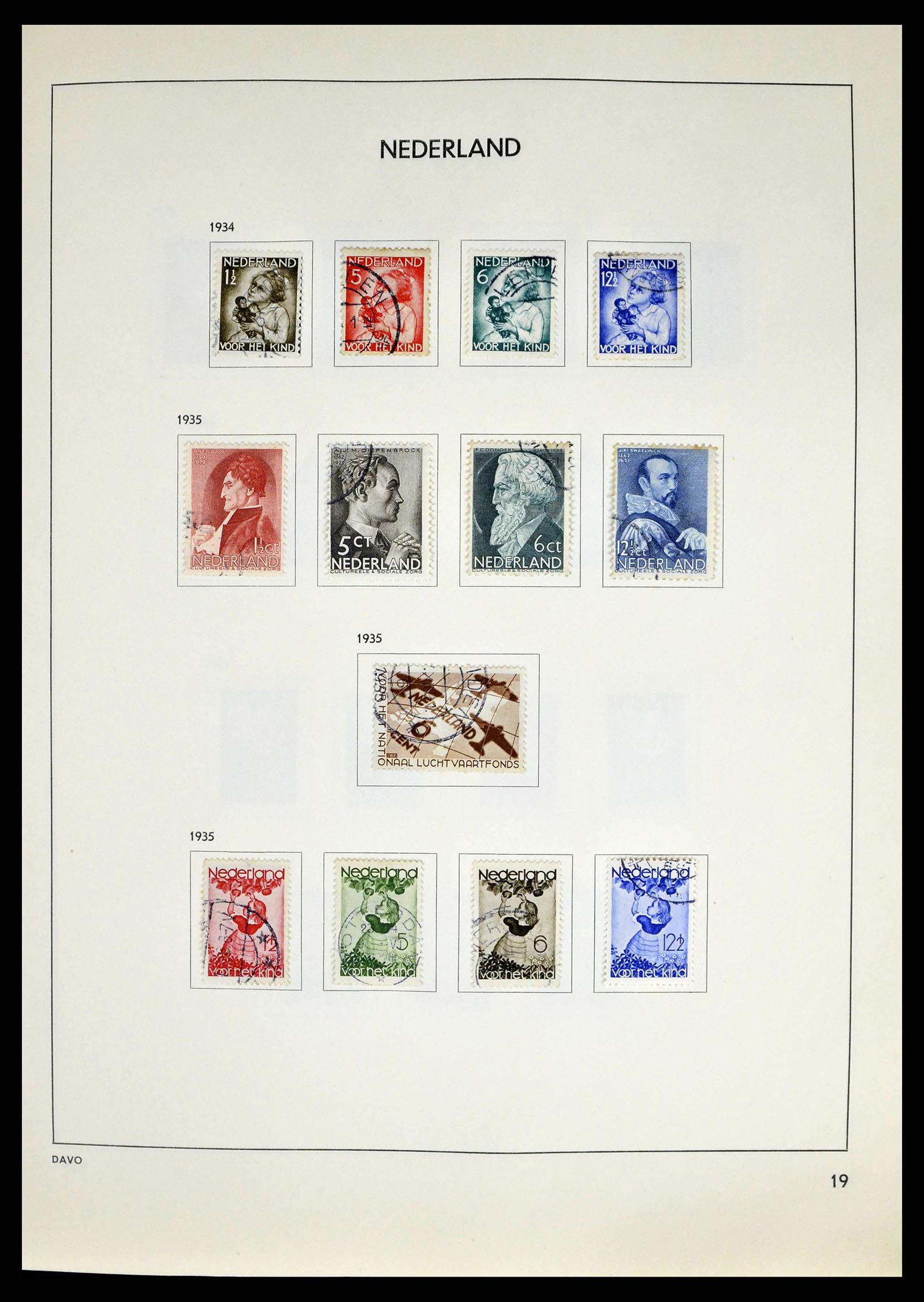38709 0019 - Postzegelverzameling 38709 Nederland 1867-1986.