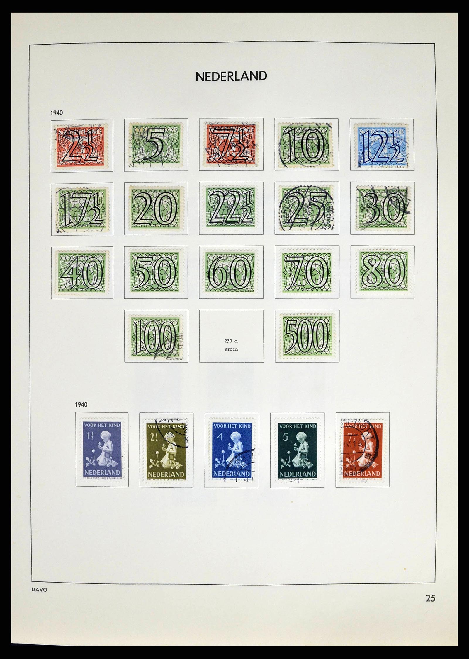 38709 0025 - Postzegelverzameling 38709 Nederland 1867-1986.