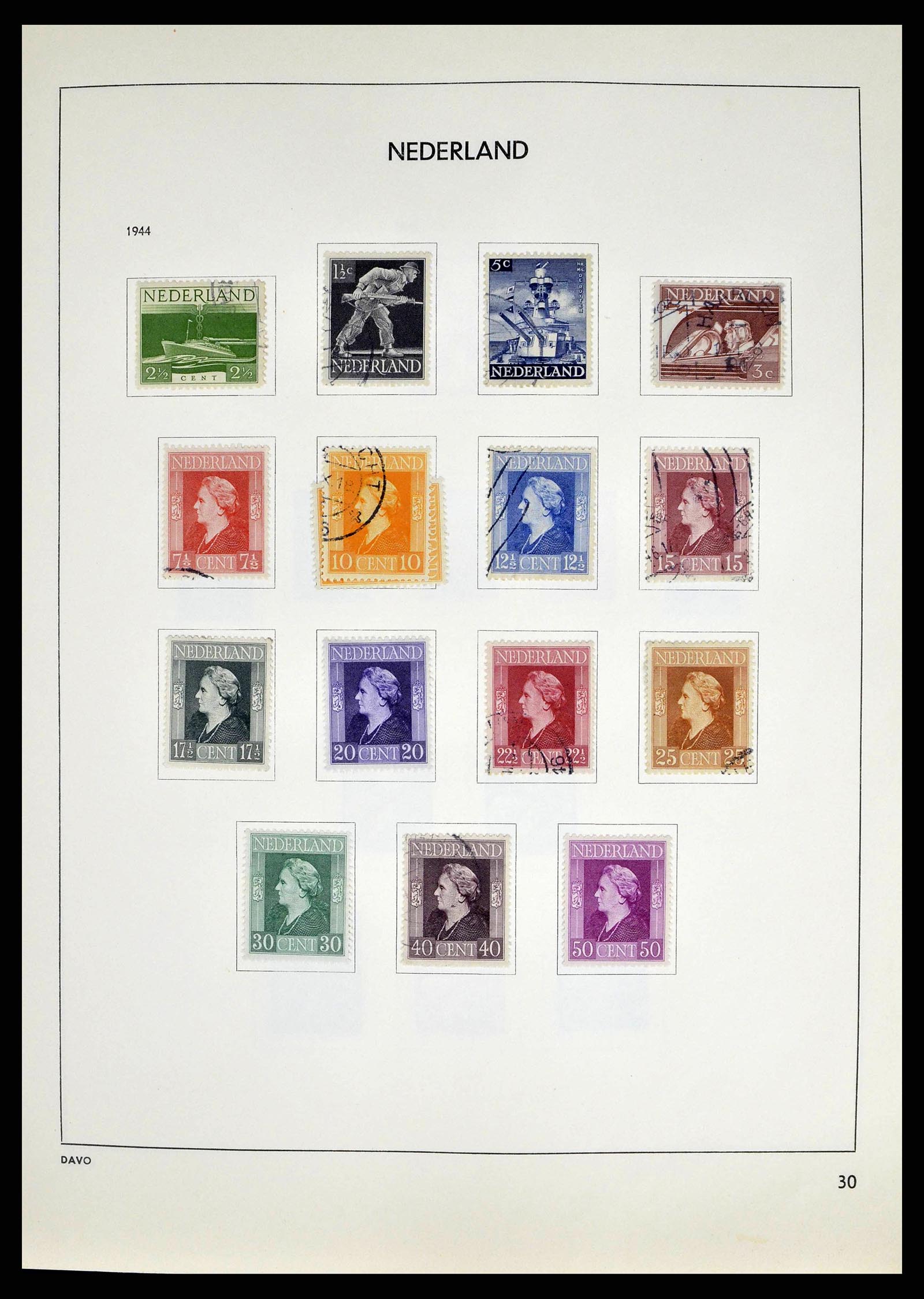 38709 0029 - Postzegelverzameling 38709 Nederland 1867-1986.
