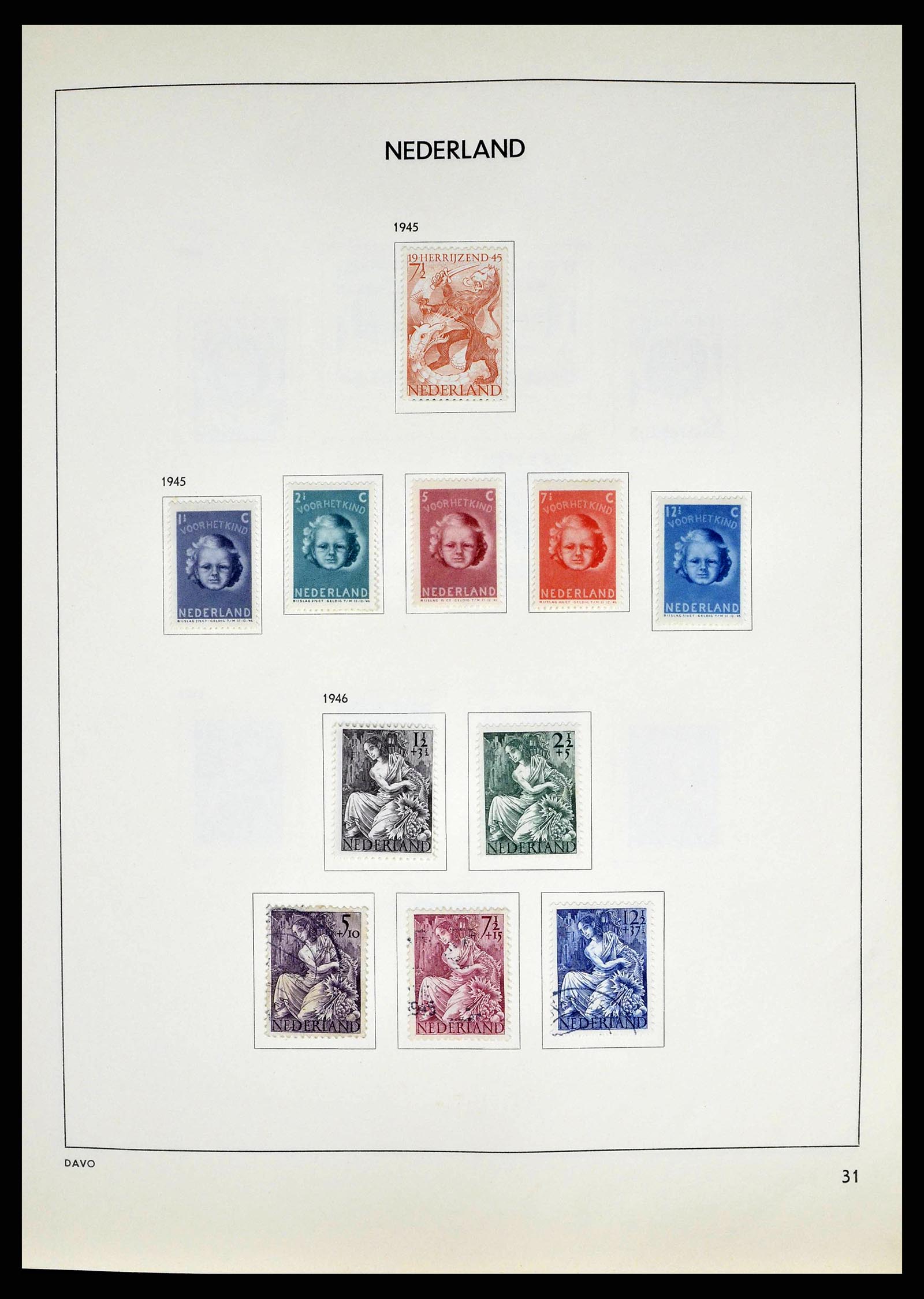 38709 0030 - Postzegelverzameling 38709 Nederland 1867-1986.