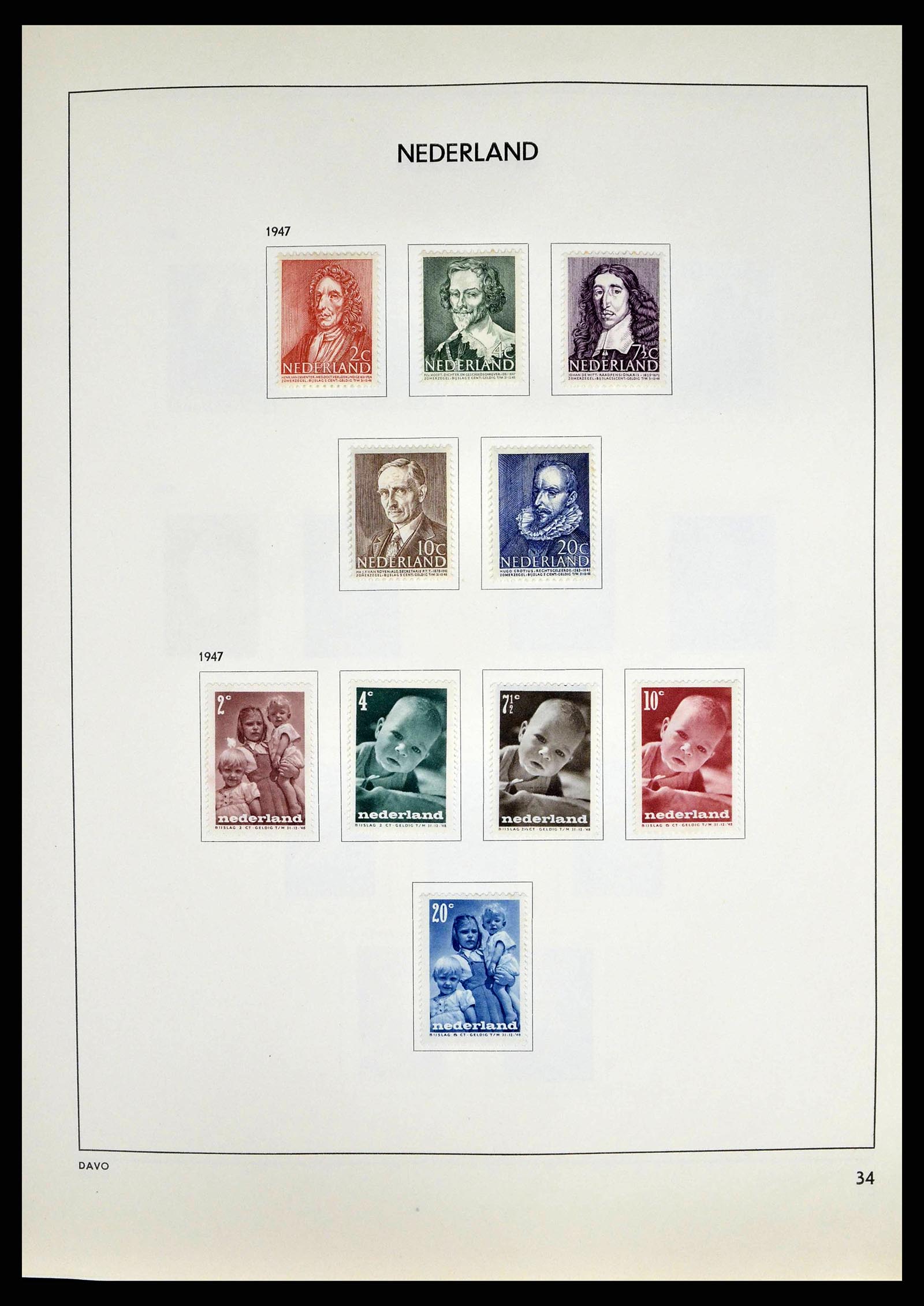 38709 0033 - Postzegelverzameling 38709 Nederland 1867-1986.