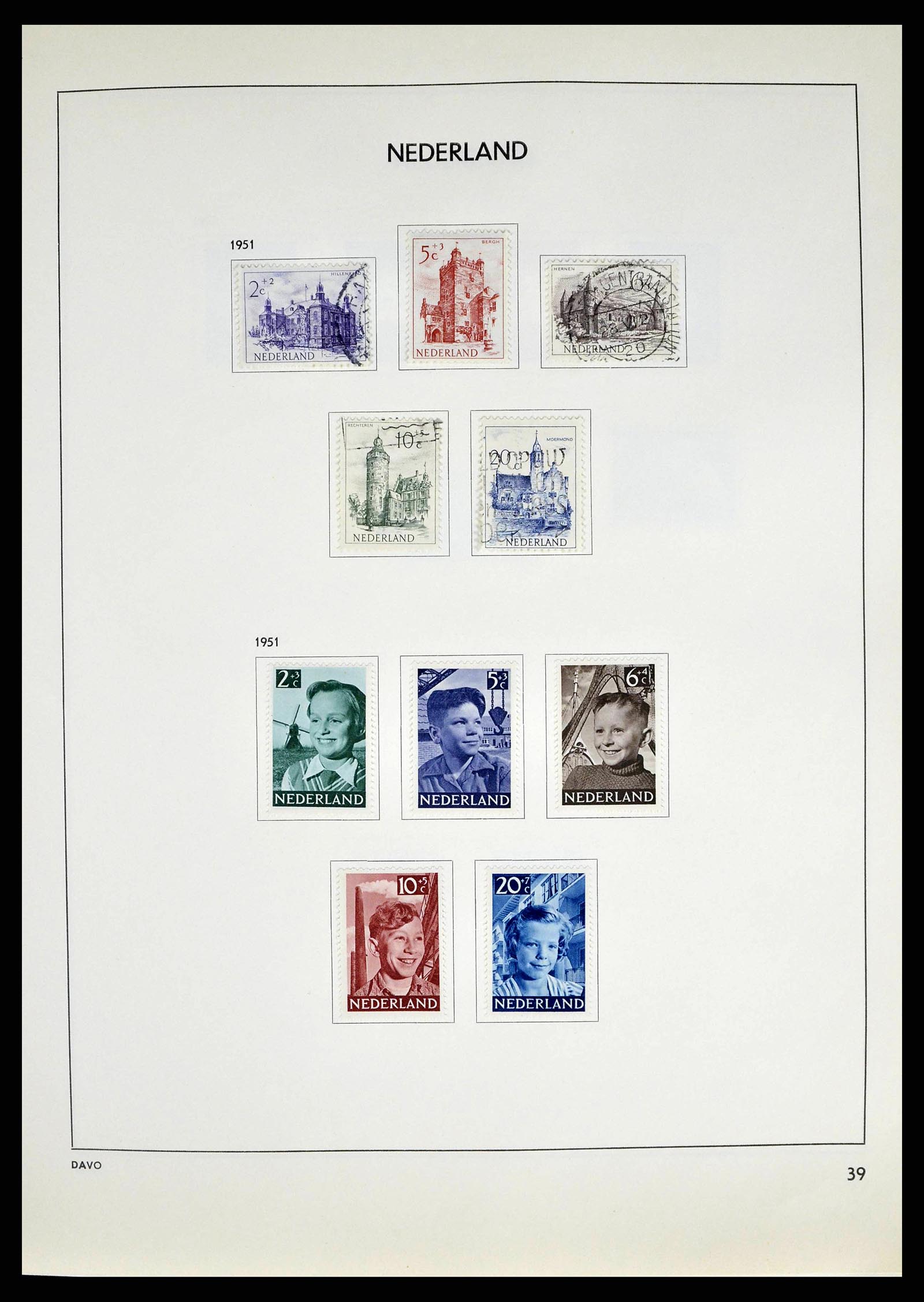 38709 0038 - Postzegelverzameling 38709 Nederland 1867-1986.