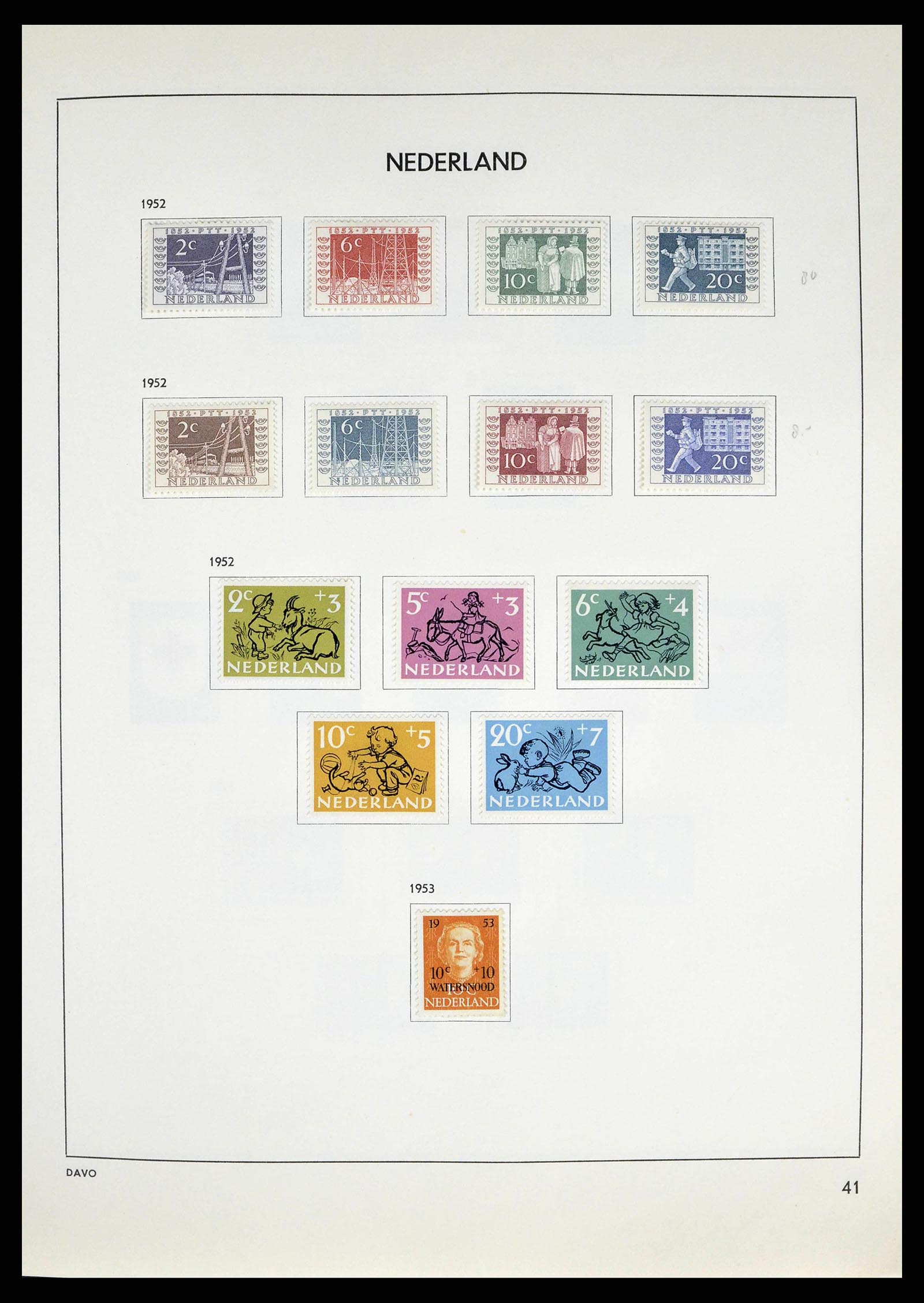 38709 0040 - Postzegelverzameling 38709 Nederland 1867-1986.