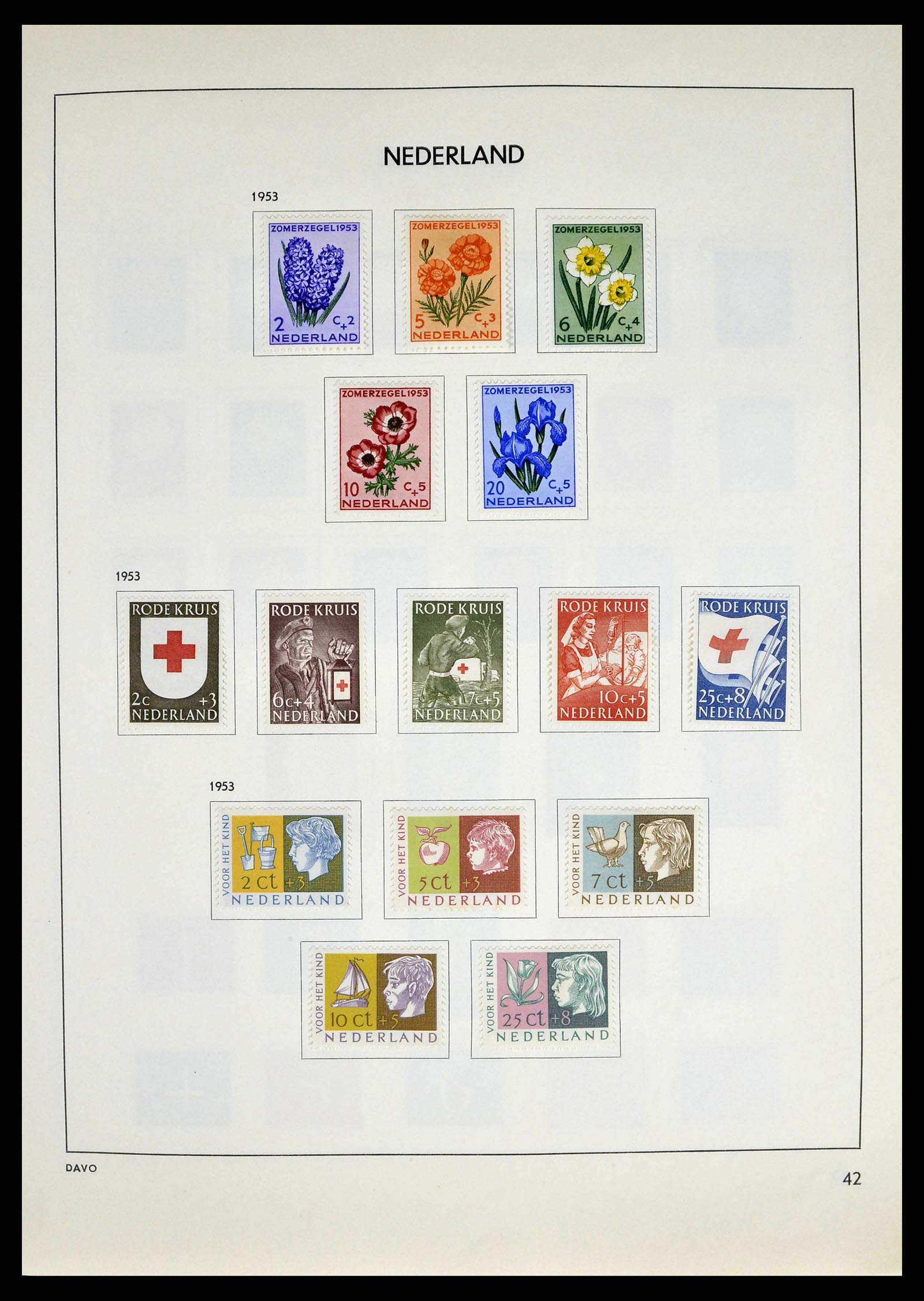 38709 0041 - Postzegelverzameling 38709 Nederland 1867-1986.