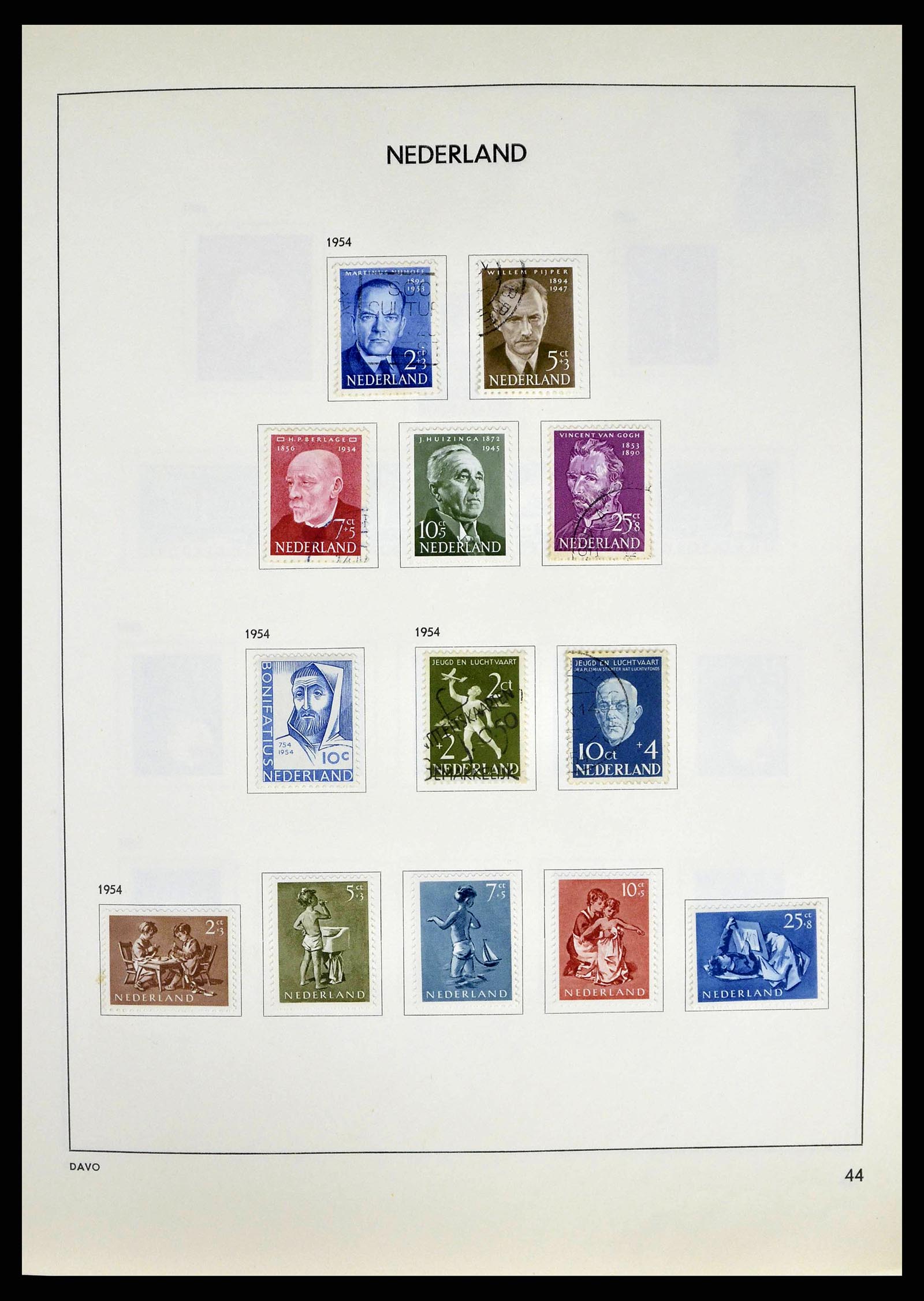38709 0046 - Postzegelverzameling 38709 Nederland 1867-1986.