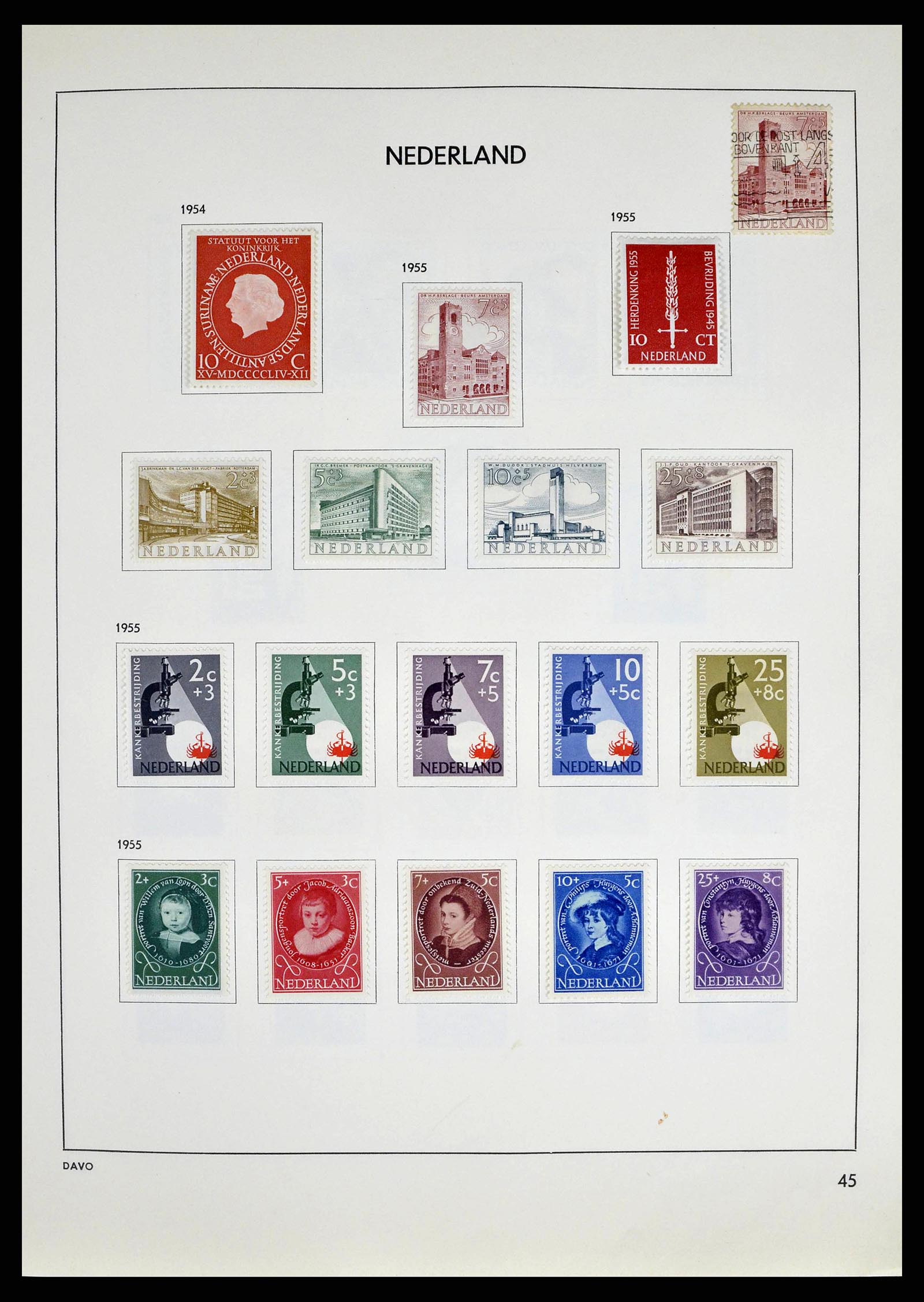 38709 0047 - Postzegelverzameling 38709 Nederland 1867-1986.