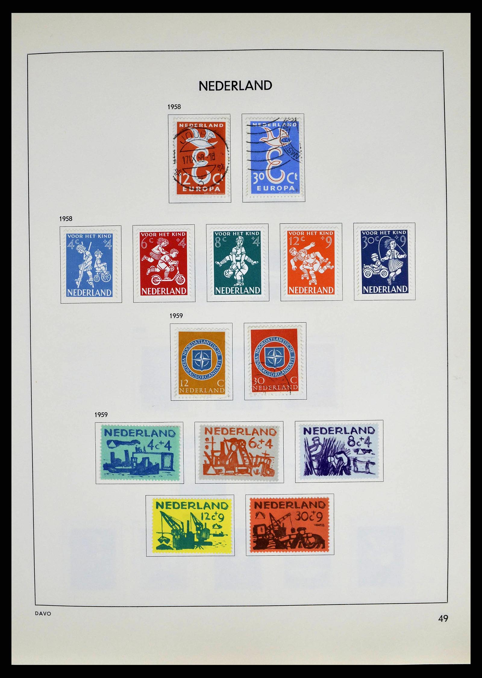 38709 0051 - Stamp collection 38709 Netherlands 1867-1986.