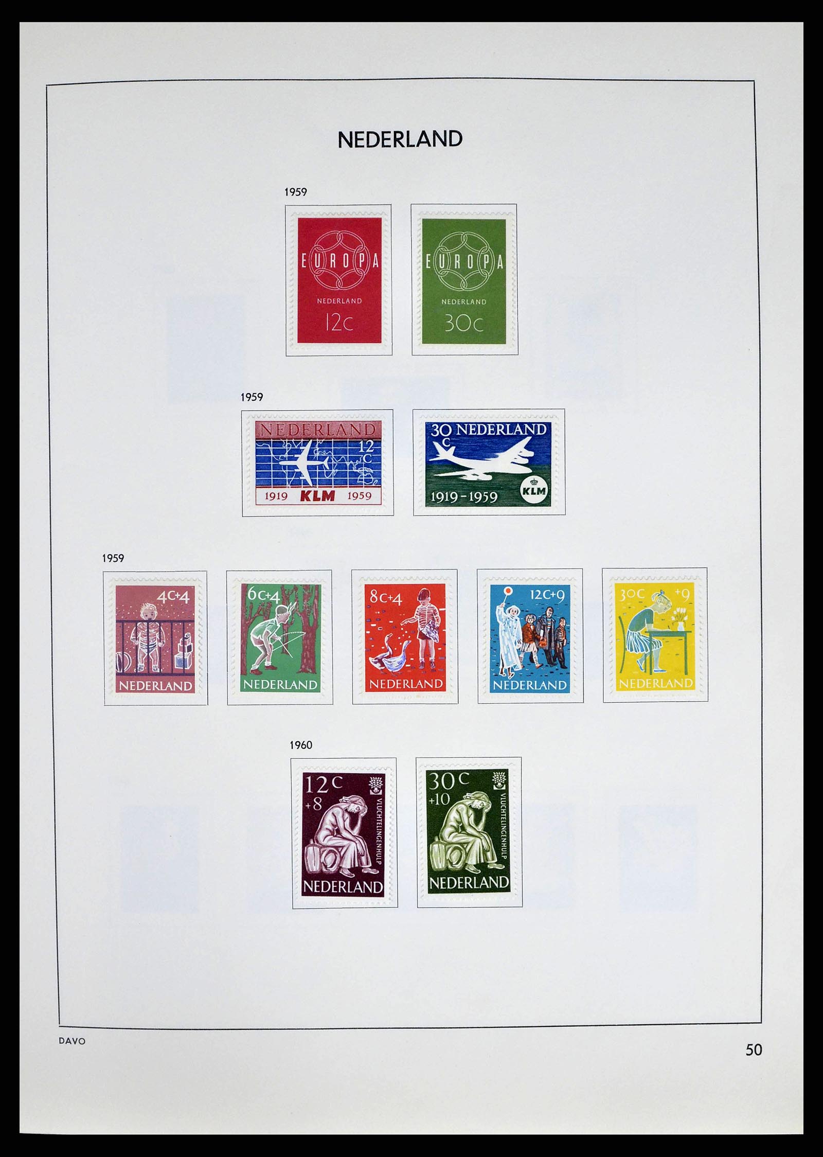 38709 0053 - Postzegelverzameling 38709 Nederland 1867-1986.