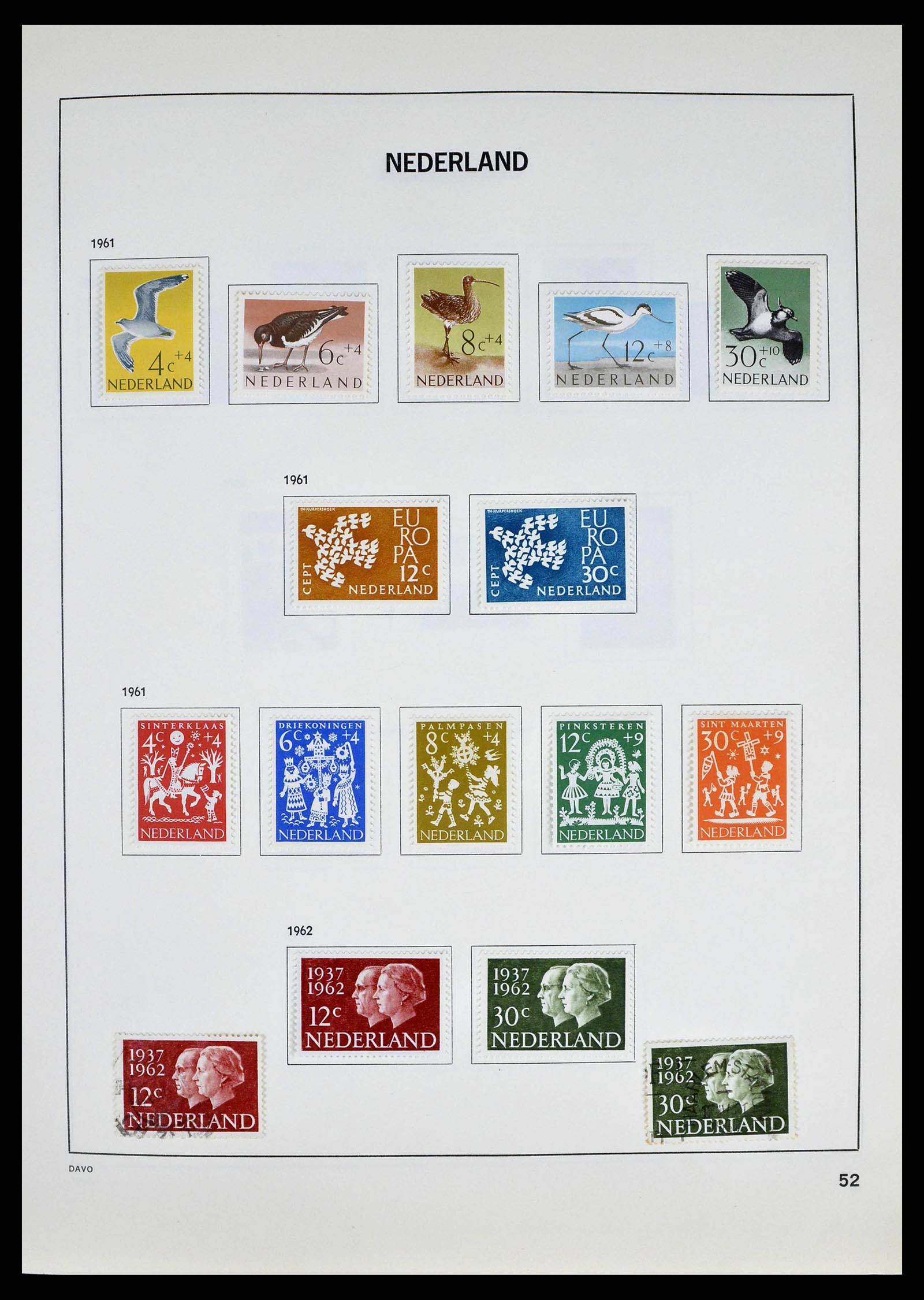 38709 0055 - Postzegelverzameling 38709 Nederland 1867-1986.