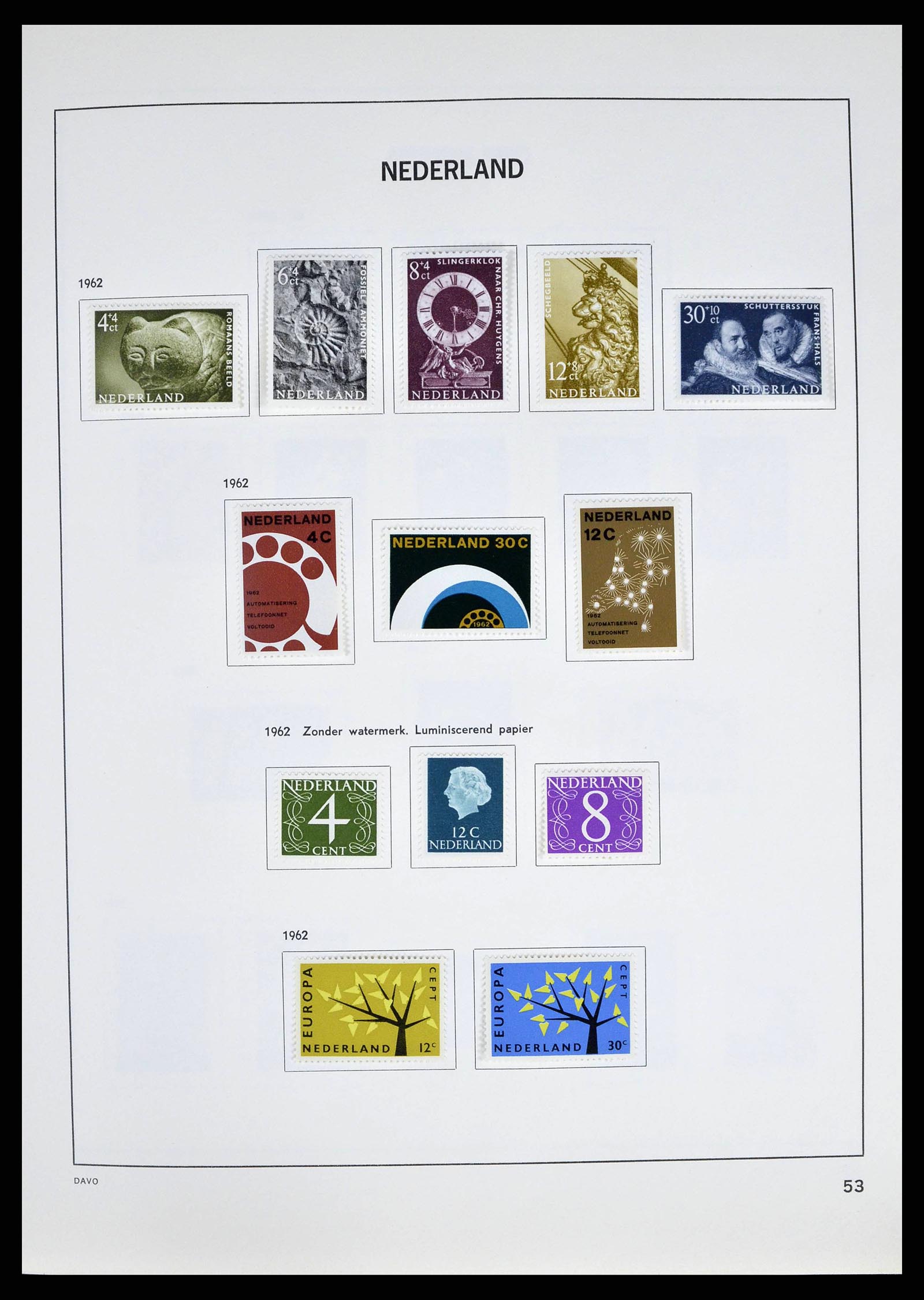 38709 0056 - Postzegelverzameling 38709 Nederland 1867-1986.