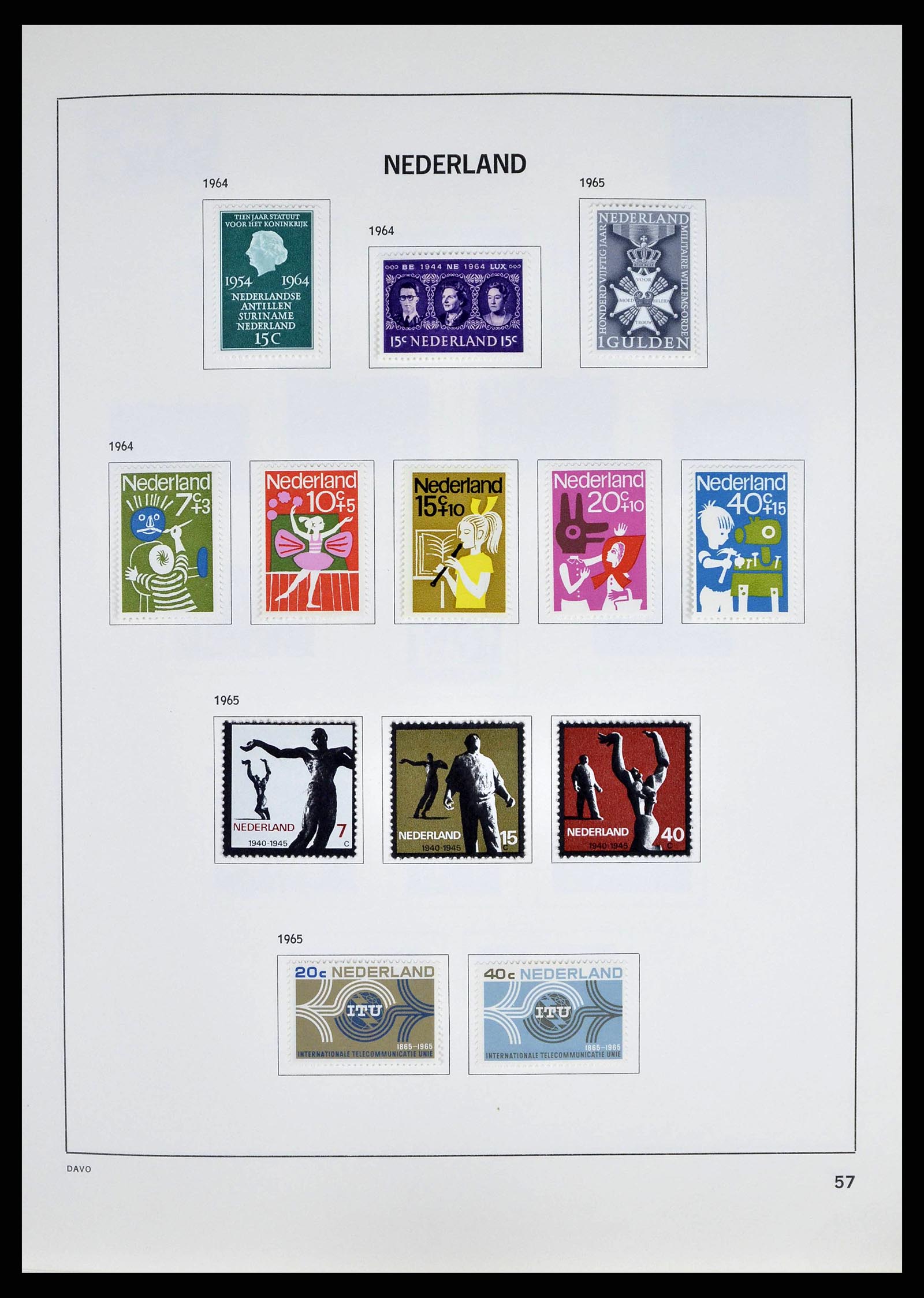 38709 0061 - Stamp collection 38709 Netherlands 1867-1986.