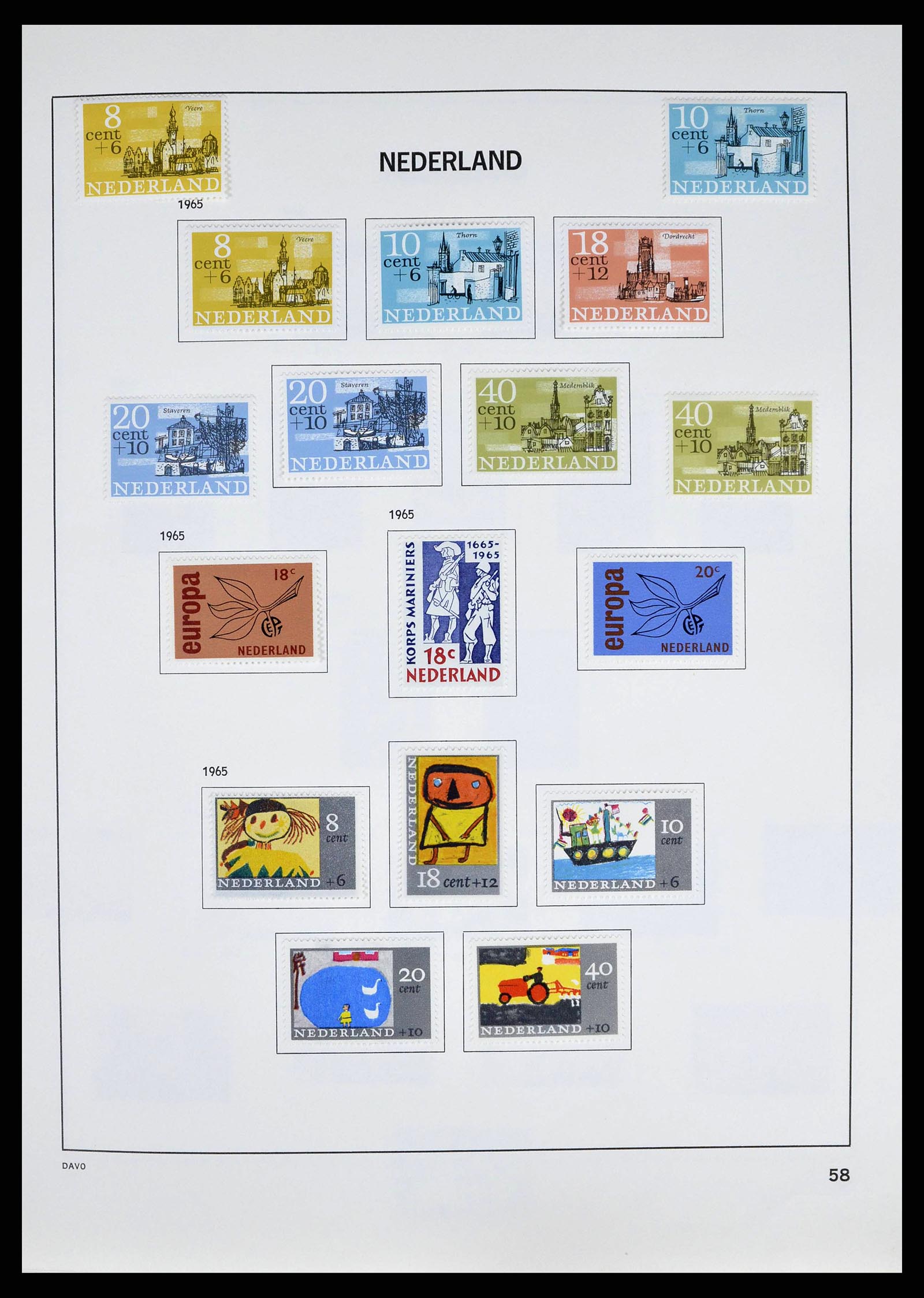 38709 0062 - Stamp collection 38709 Netherlands 1867-1986.