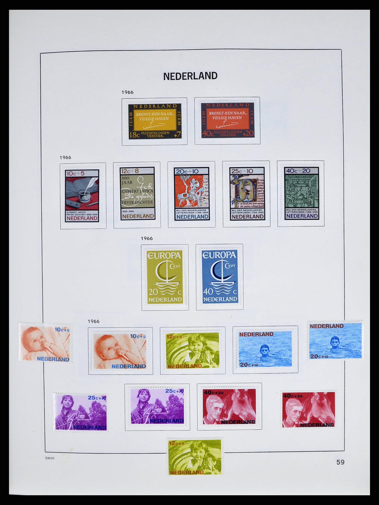 38709 0063 - Stamp collection 38709 Netherlands 1867-1986.