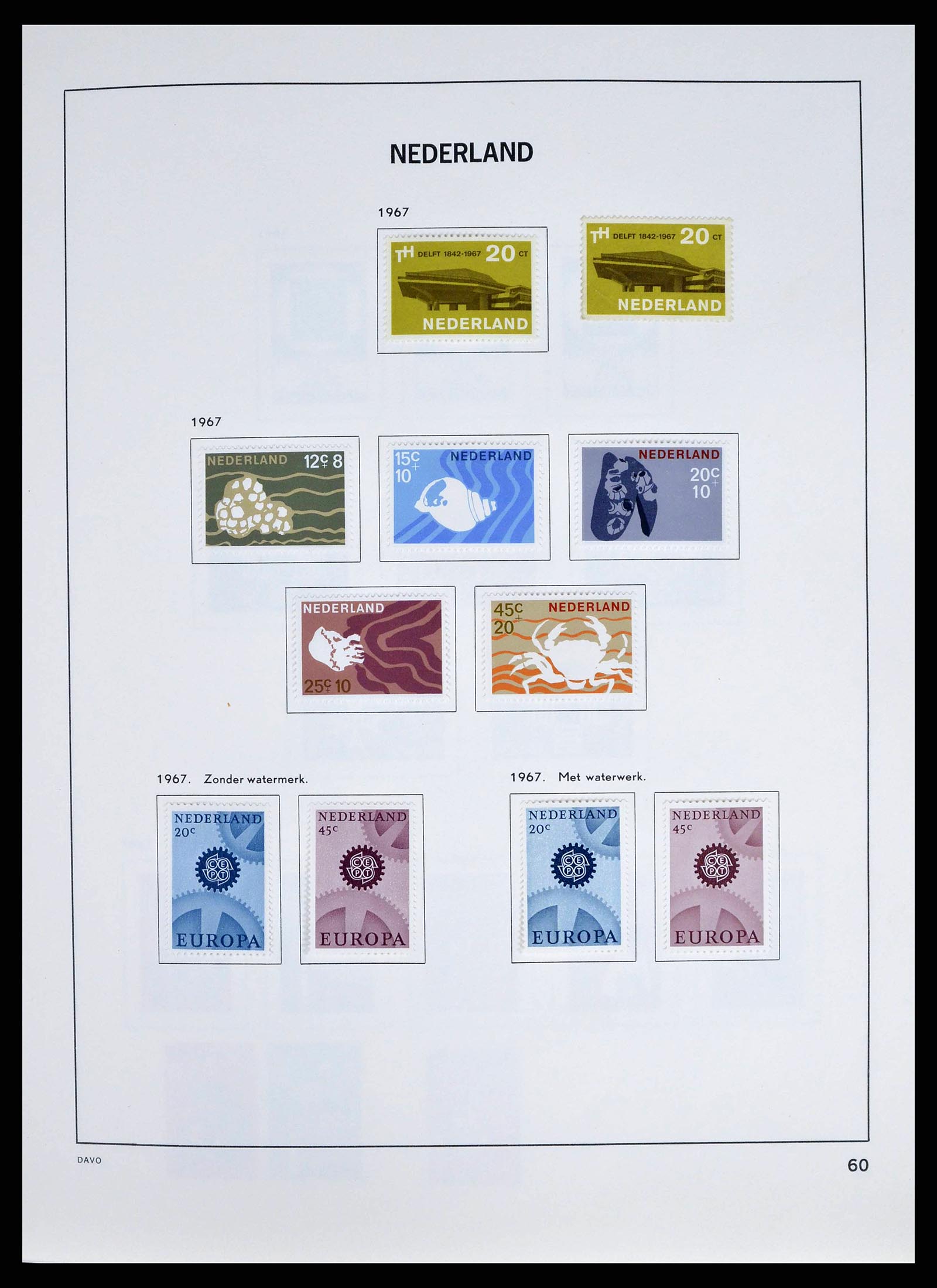 38709 0064 - Stamp collection 38709 Netherlands 1867-1986.