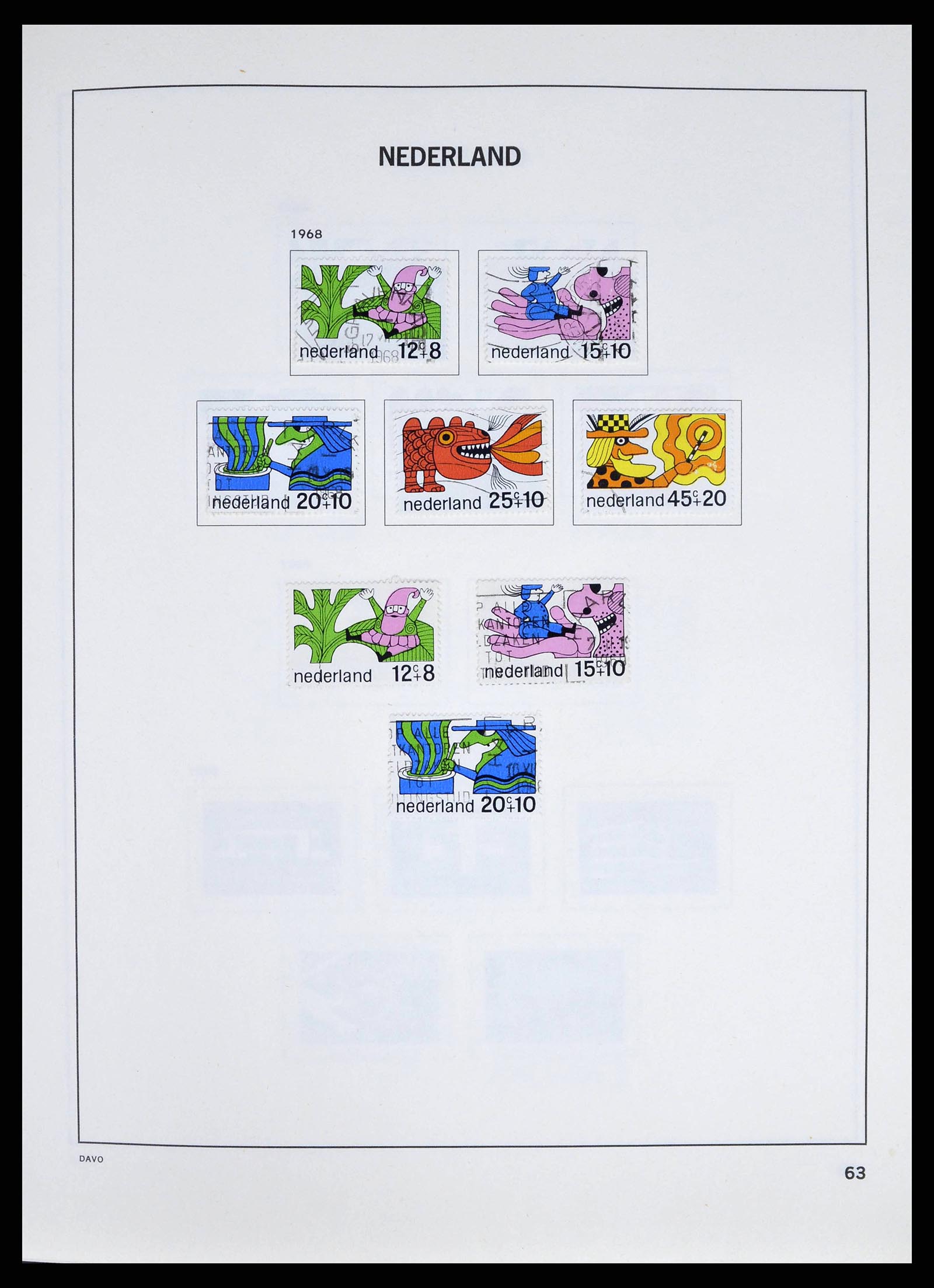 38709 0067 - Stamp collection 38709 Netherlands 1867-1986.