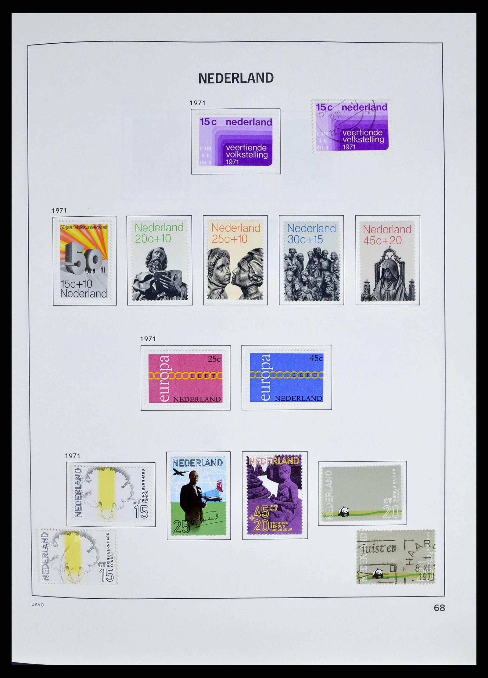 38709 0077 - Stamp collection 38709 Netherlands 1867-1986.