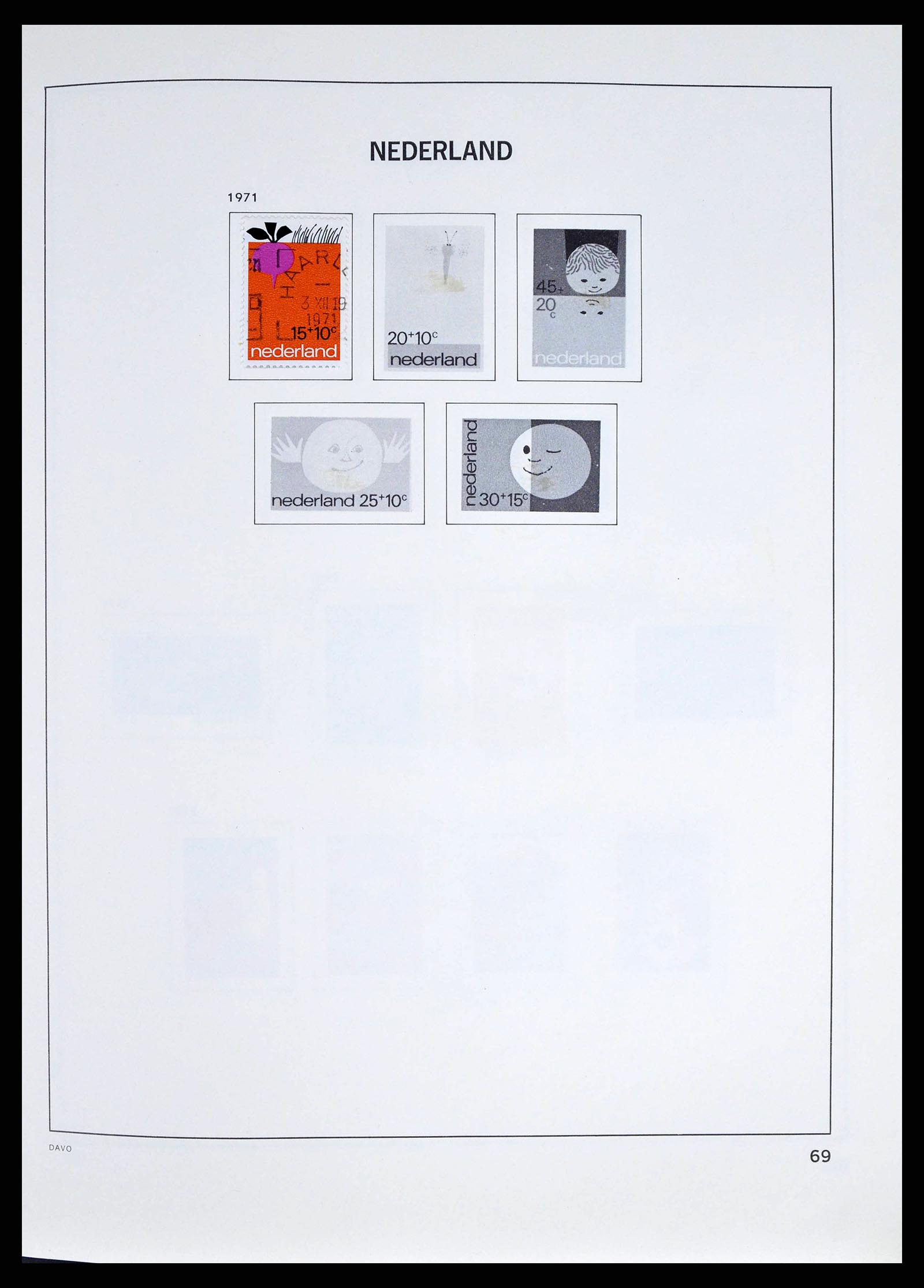 38709 0078 - Stamp collection 38709 Netherlands 1867-1986.