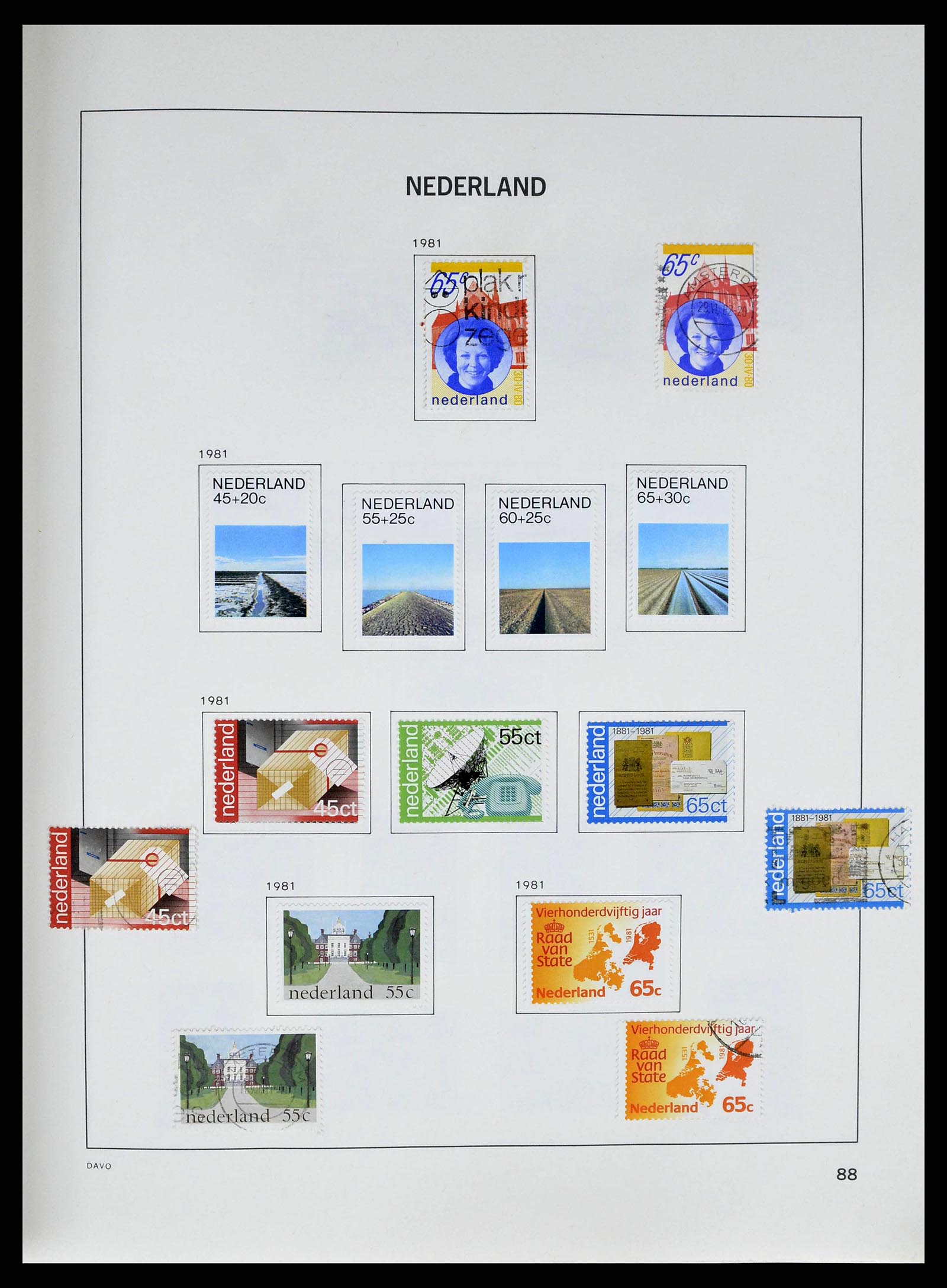 38709 0101 - Stamp collection 38709 Netherlands 1867-1986.