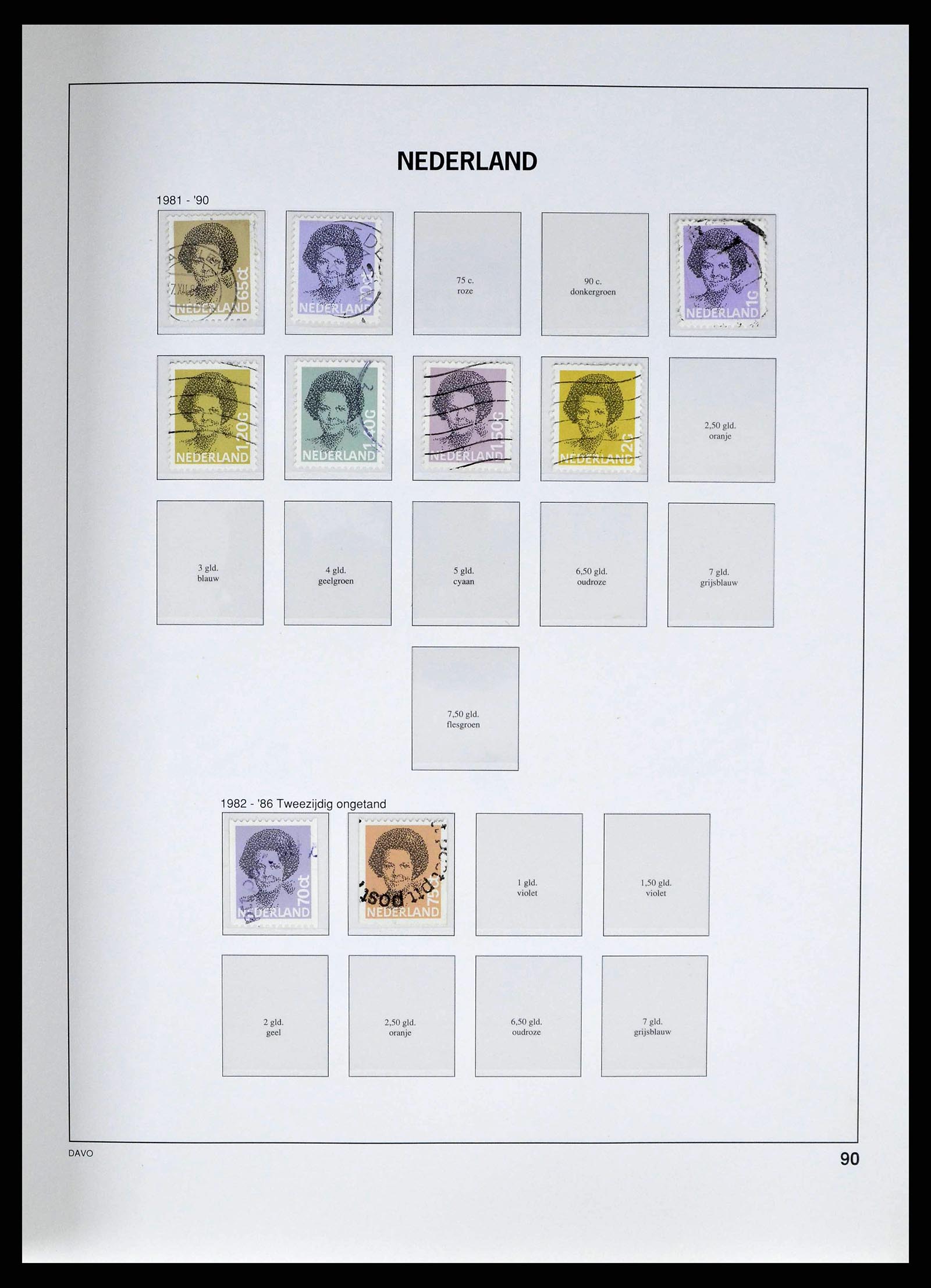 38709 0105 - Stamp collection 38709 Netherlands 1867-1986.