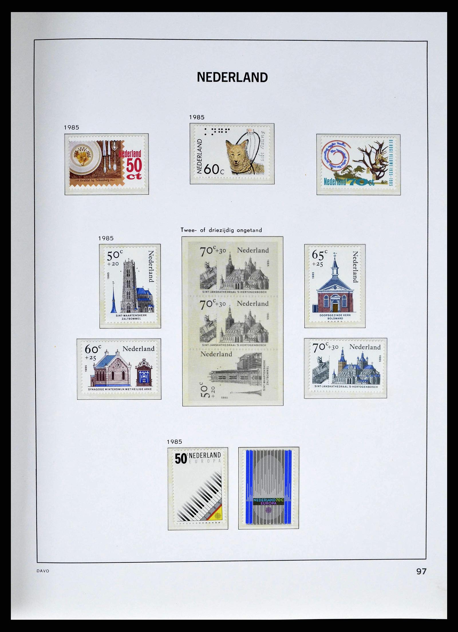 38709 0114 - Stamp collection 38709 Netherlands 1867-1986.