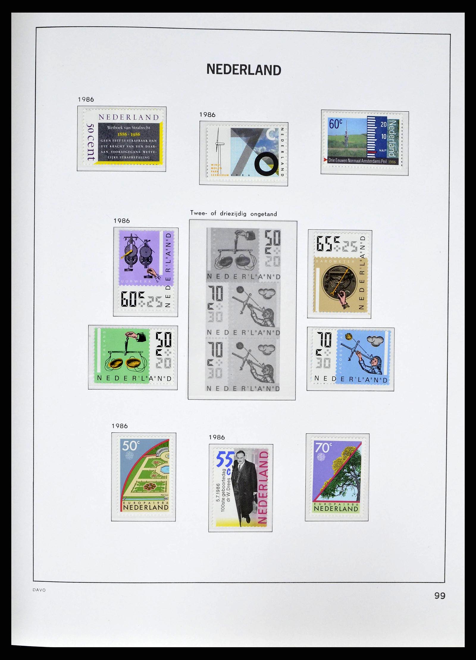 38709 0118 - Stamp collection 38709 Netherlands 1867-1986.