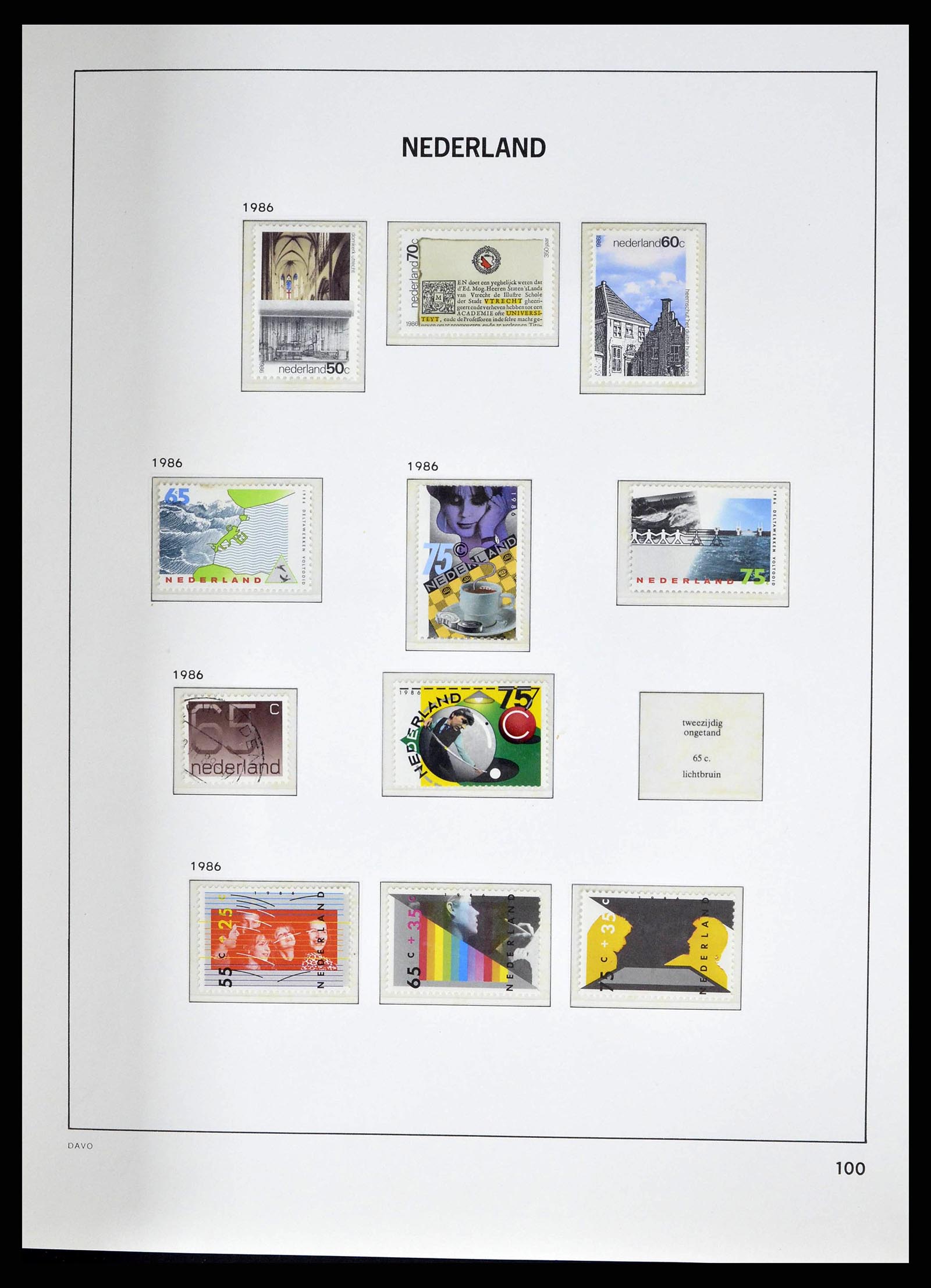 38709 0120 - Stamp collection 38709 Netherlands 1867-1986.