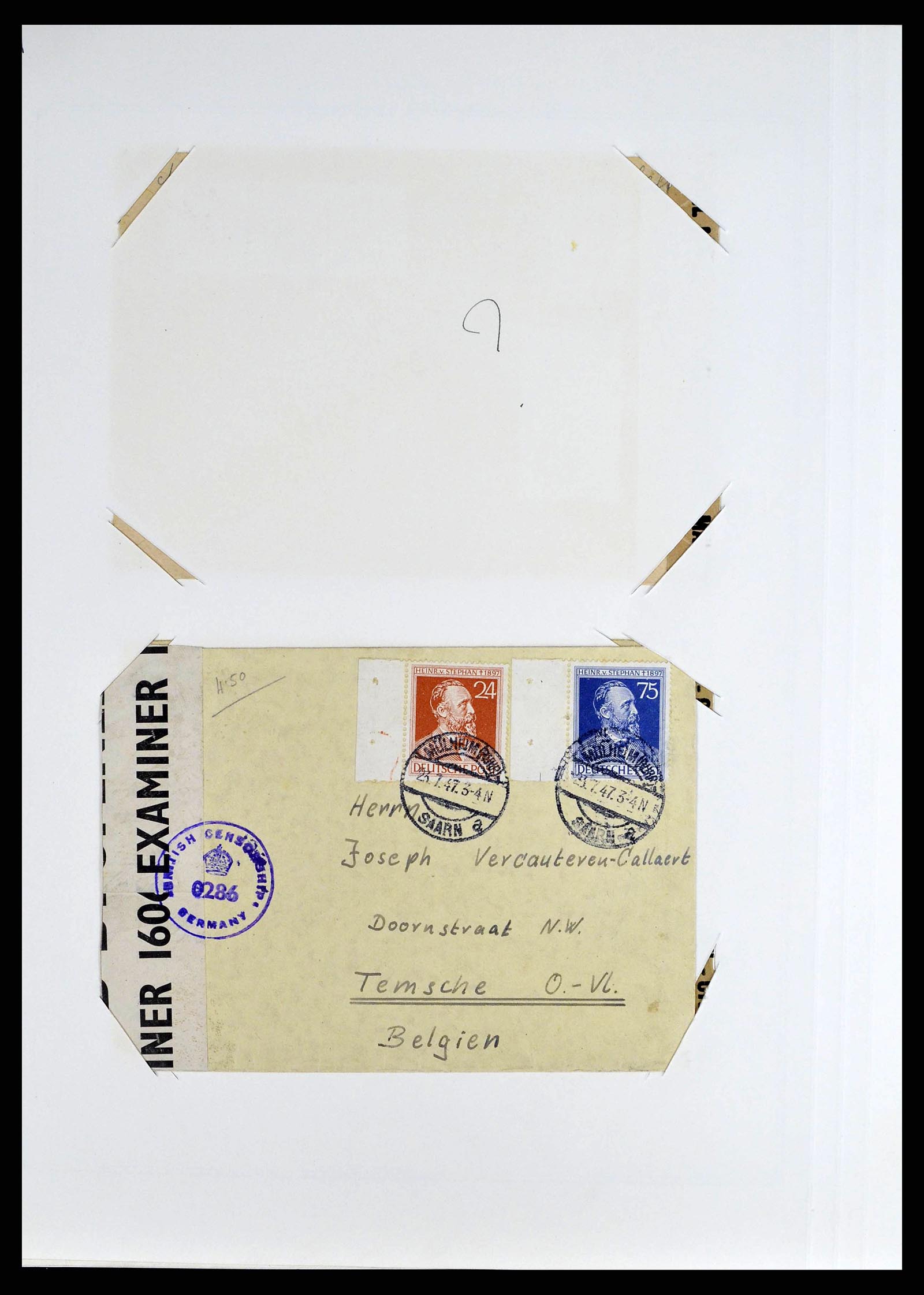 38713 0010 - Stamp collection 38713 German Zones 1945-1949.