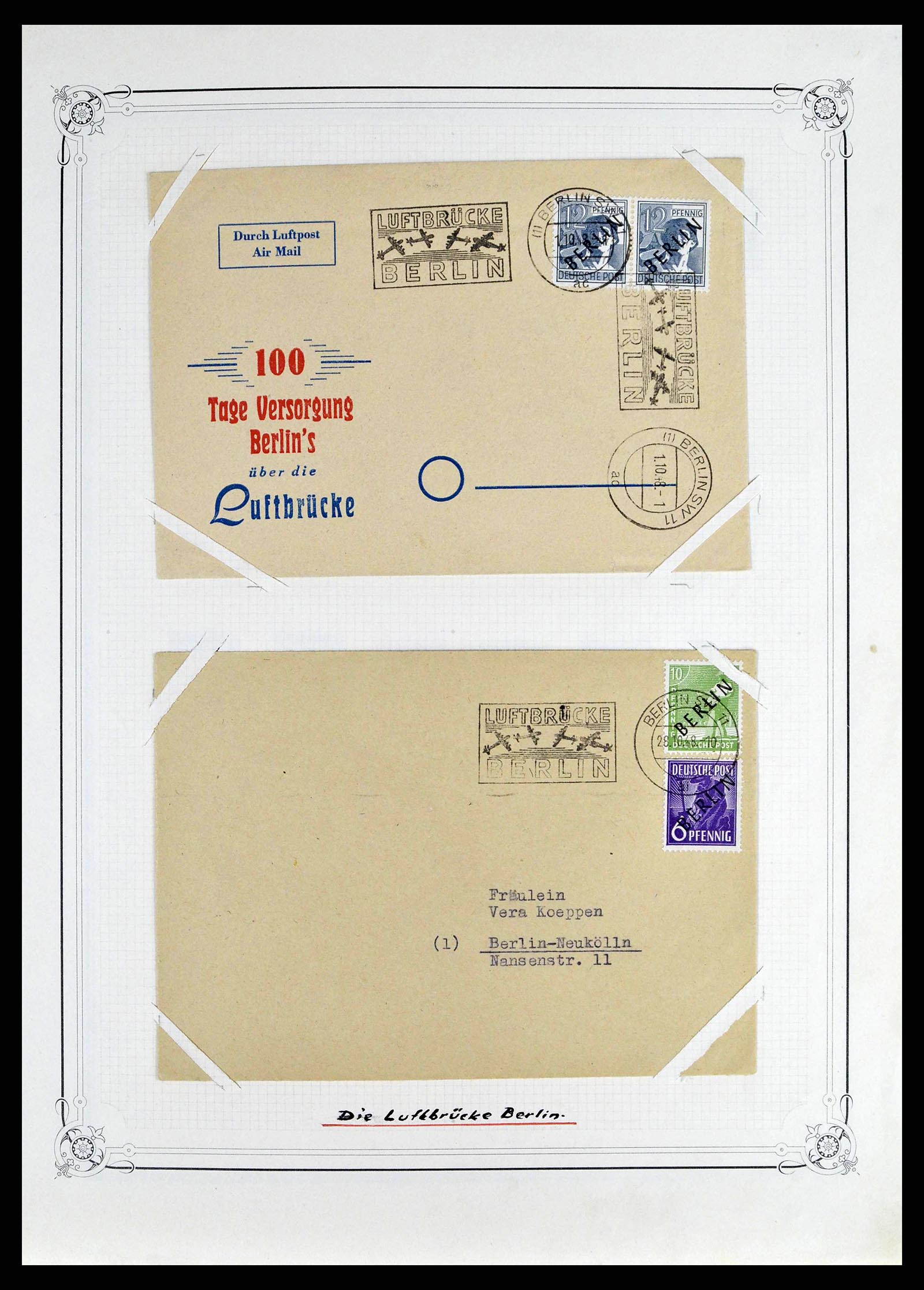 38713 0011 - Stamp collection 38713 German Zones 1945-1949.