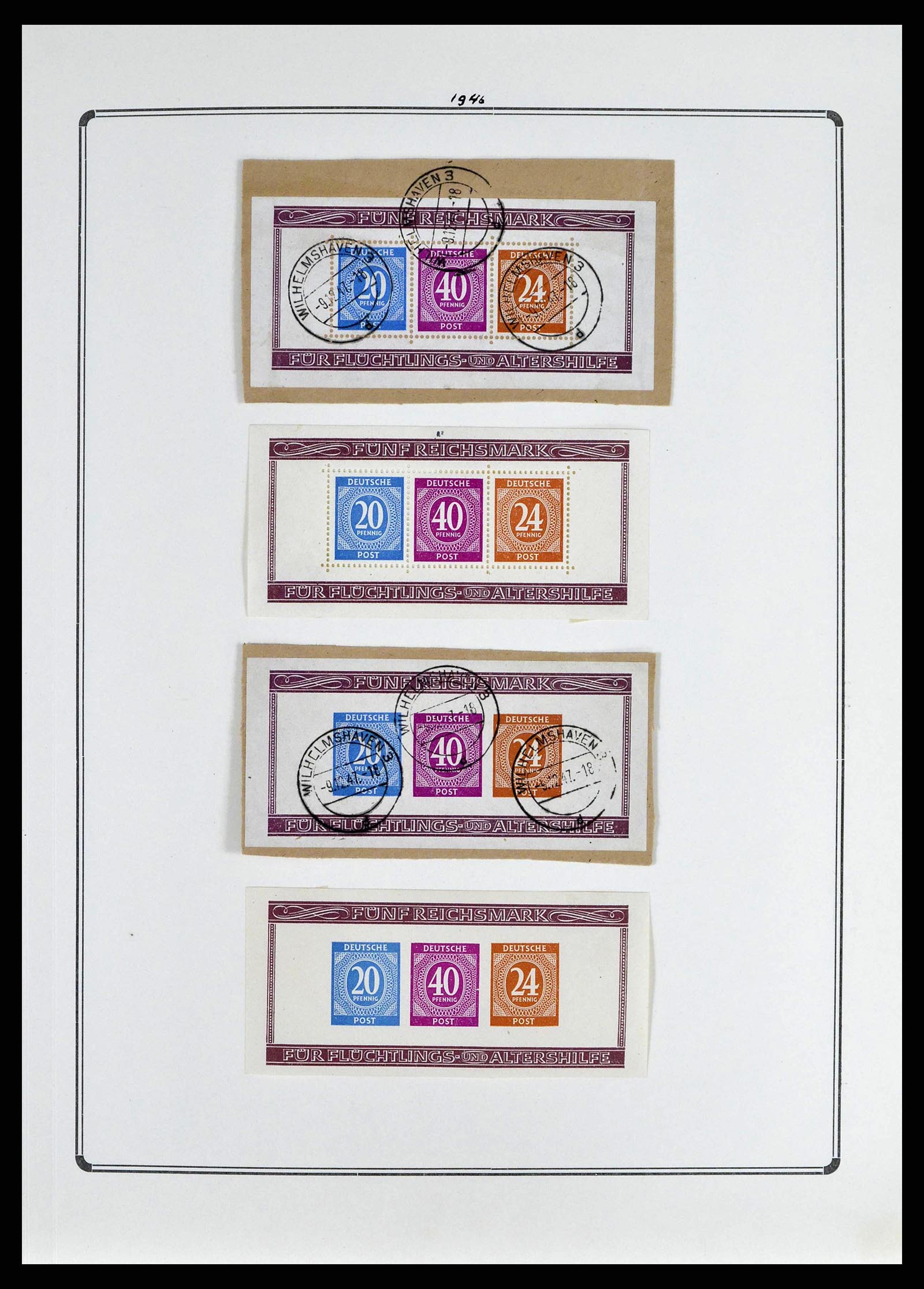 38713 0013 - Stamp collection 38713 German Zones 1945-1949.