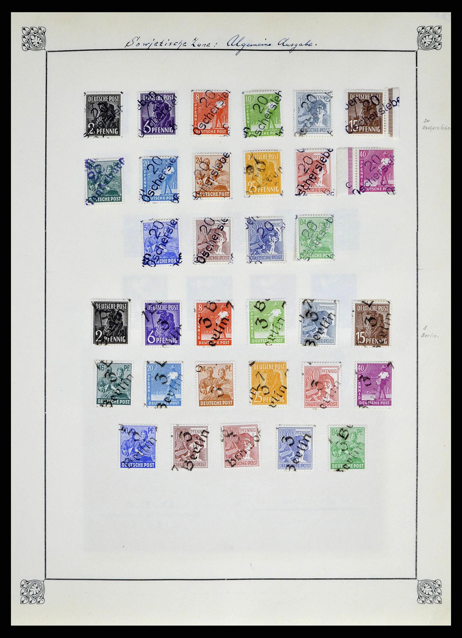 38713 0026 - Stamp collection 38713 German Zones 1945-1949.