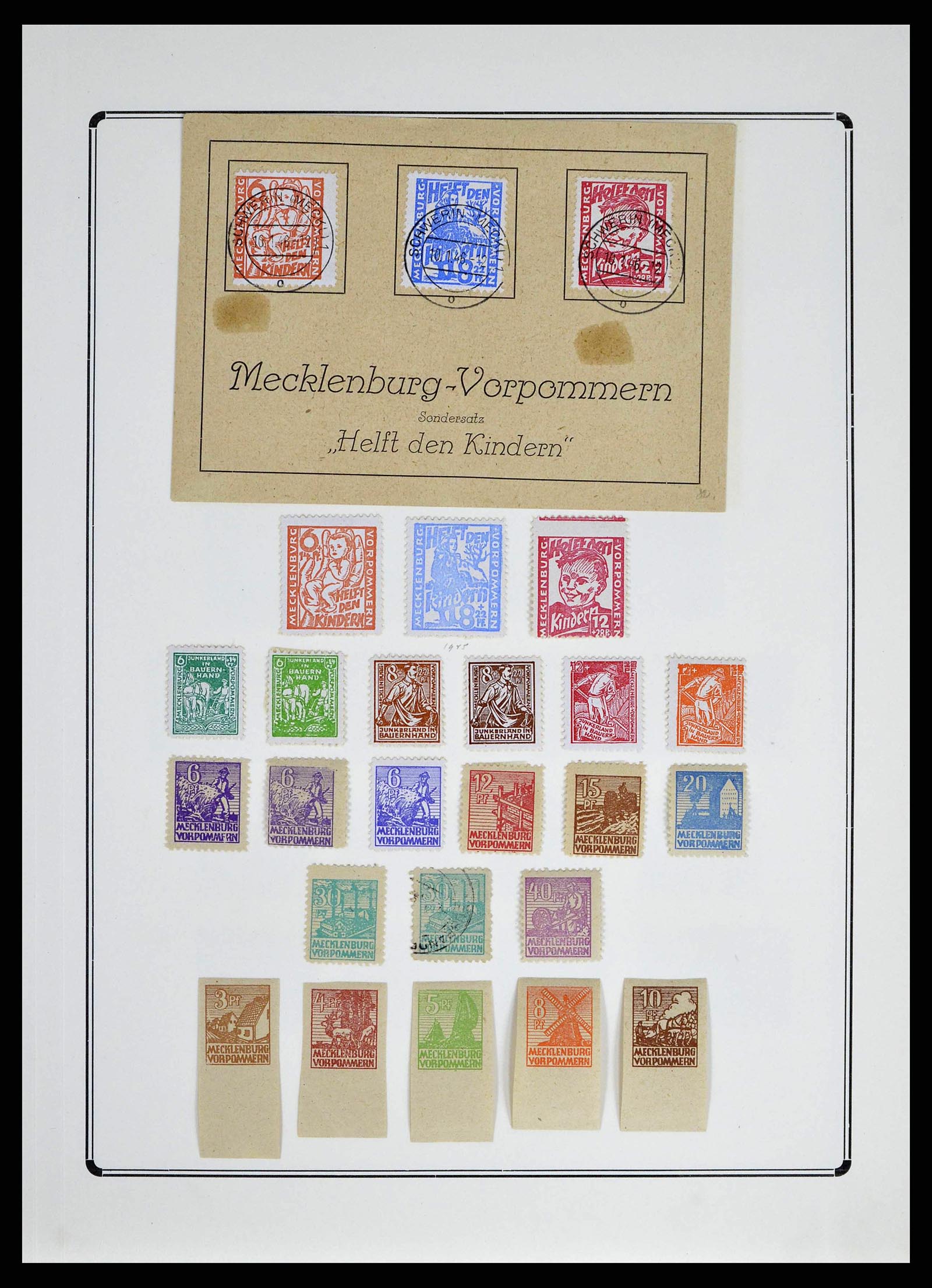 38713 0037 - Stamp collection 38713 German Zones 1945-1949.