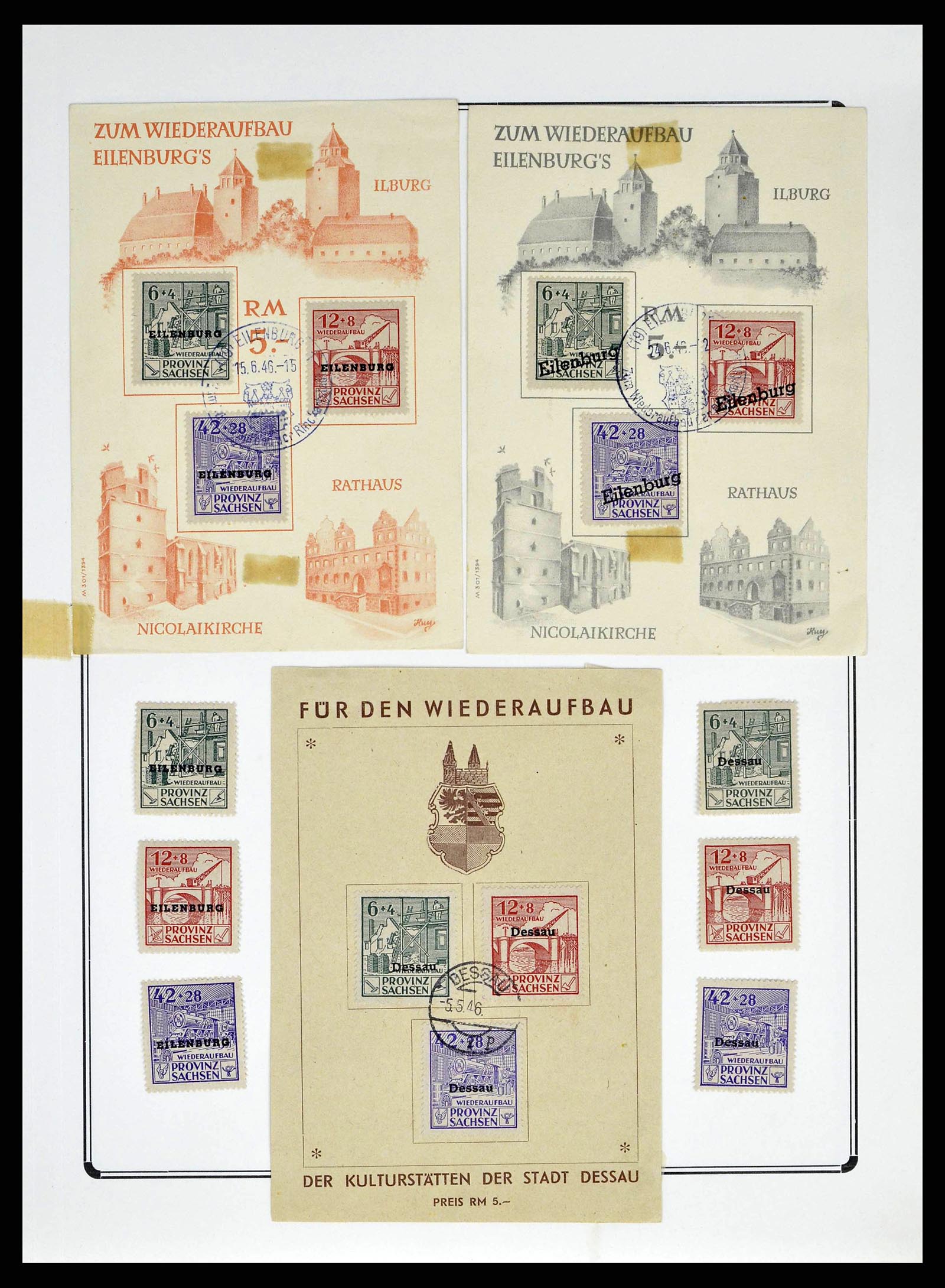 38713 0044 - Postzegelverzameling 38713 Duitse Zones 1945-1949.