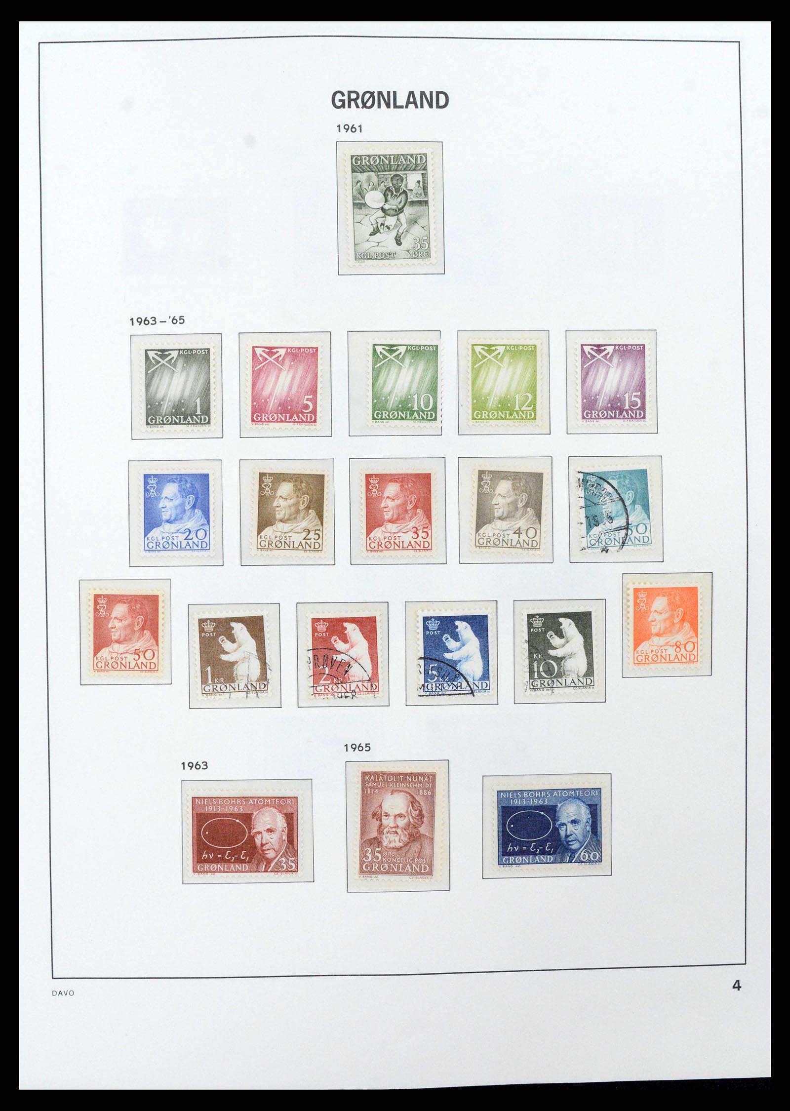 38716 0005 - Stamp collection 38716 Greenland 1905-2007.