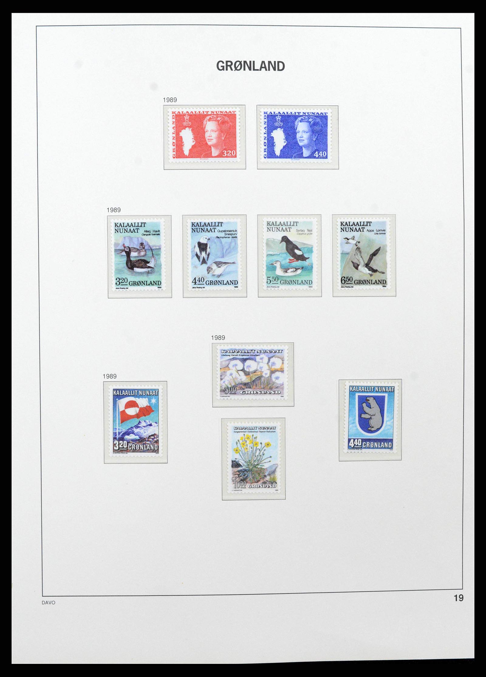 38716 0020 - Stamp collection 38716 Greenland 1905-2007.