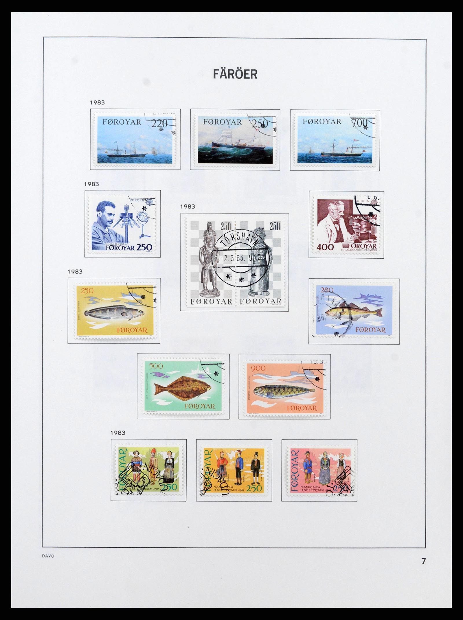 38718 0010 - Postzegelverzameling 38718 Groenland en Faeroer 1905-1990.