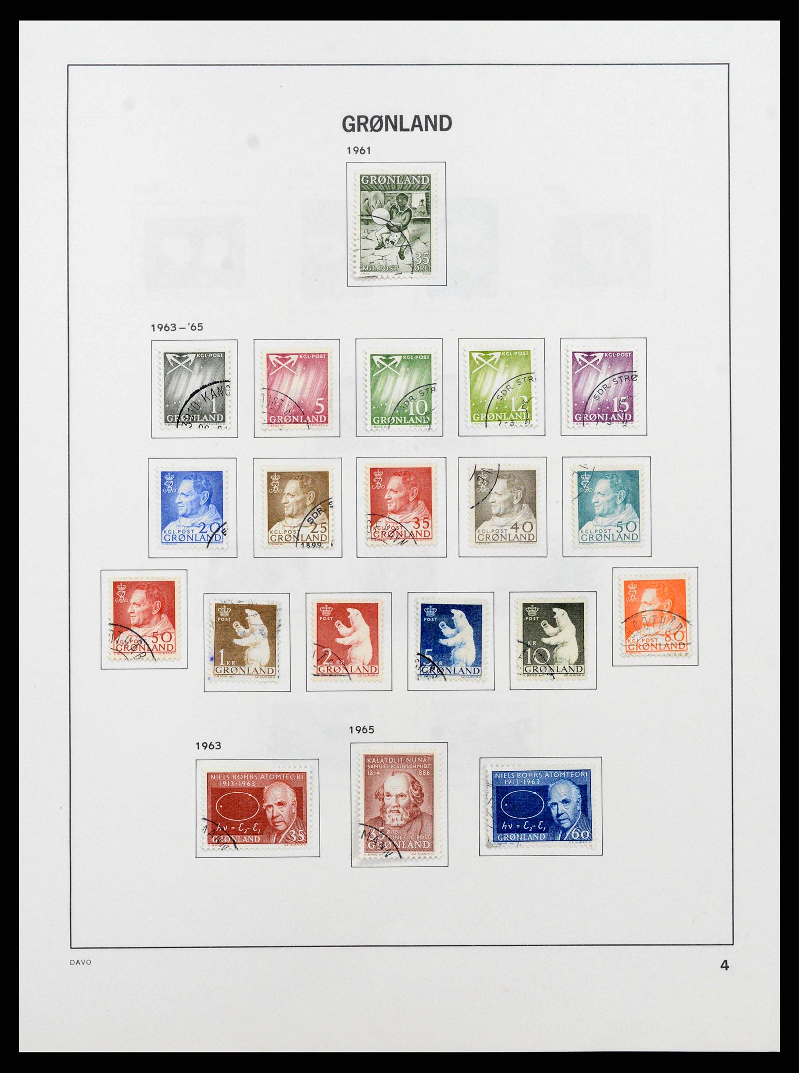 38718 0025 - Stamp collection 38718 Greenland and Faroe Islands 1905-1990.