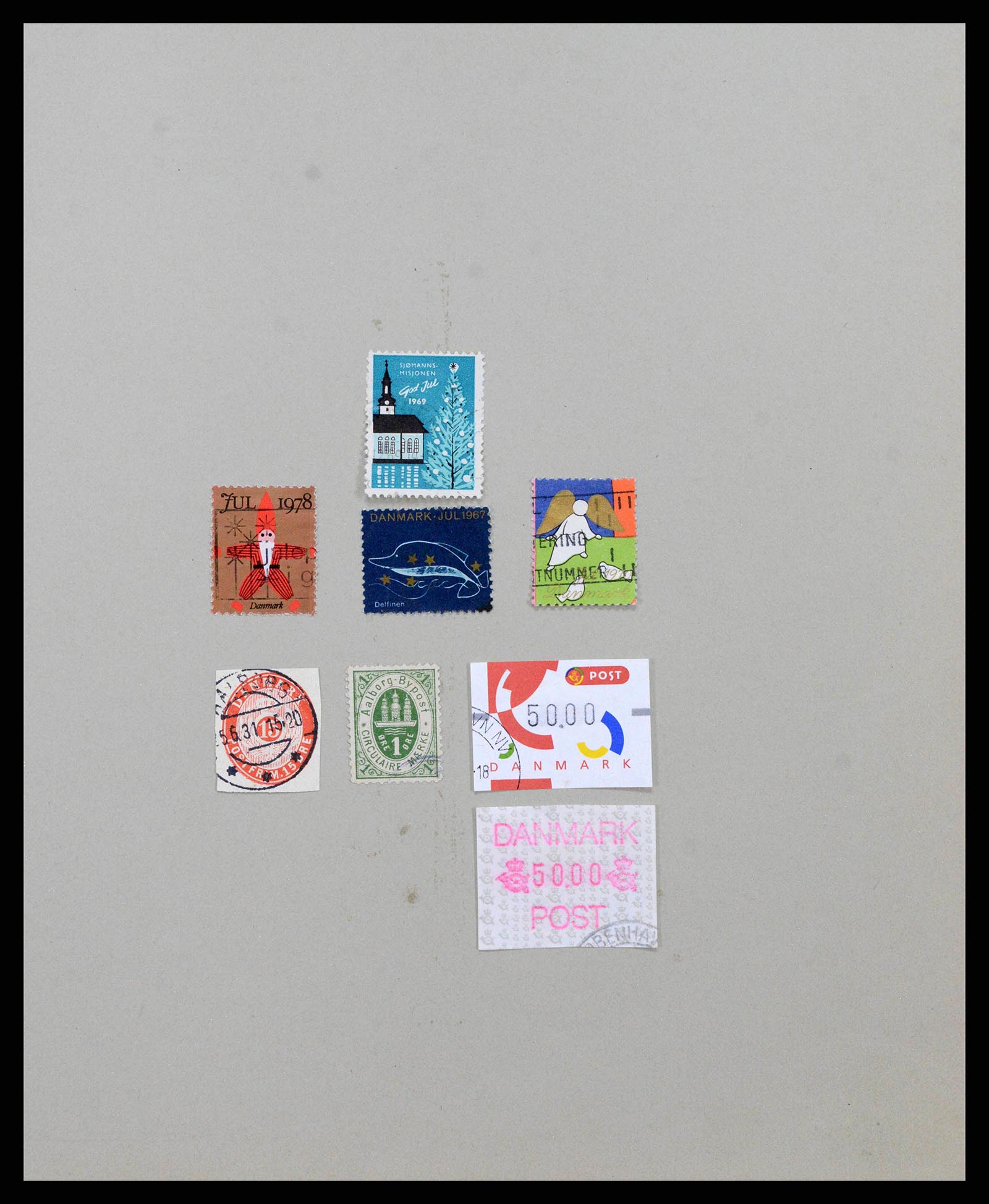 38719 0001 - Postzegelverzameling 38719 Denemarken 1851-2002.