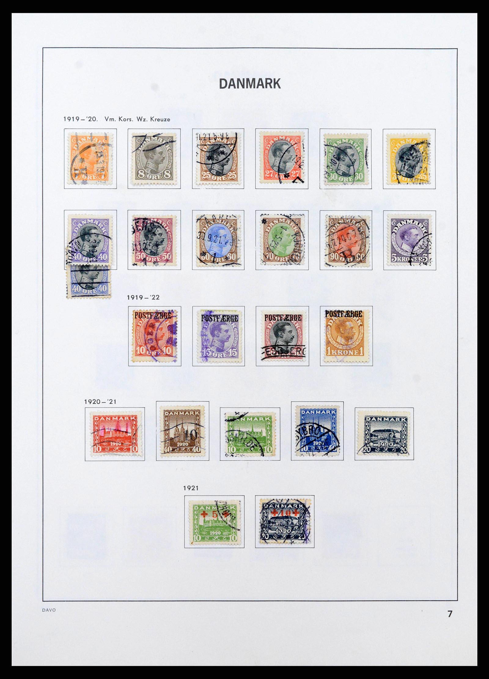38719 0010 - Postzegelverzameling 38719 Denemarken 1851-2002.