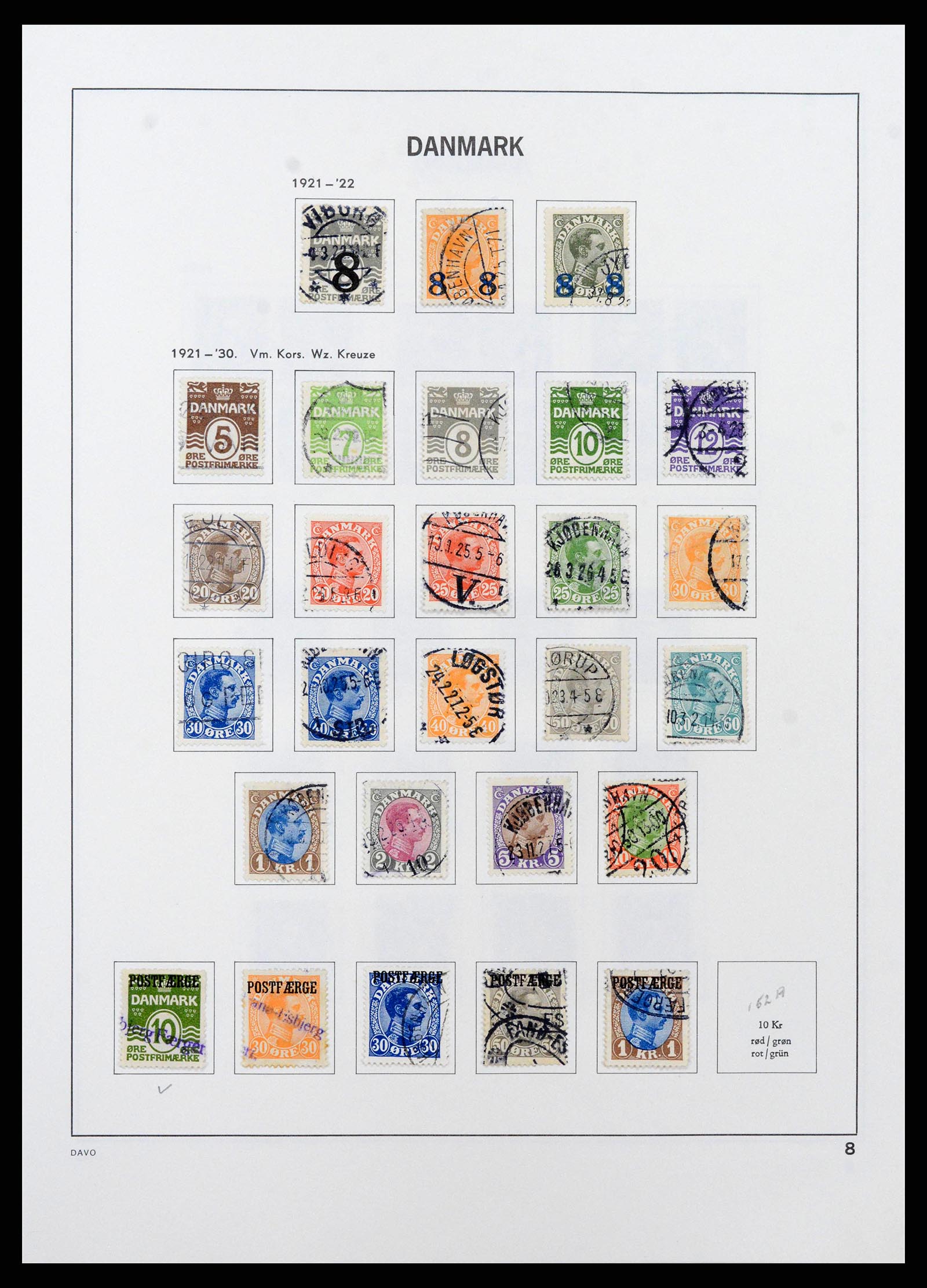 38719 0011 - Postzegelverzameling 38719 Denemarken 1851-2002.