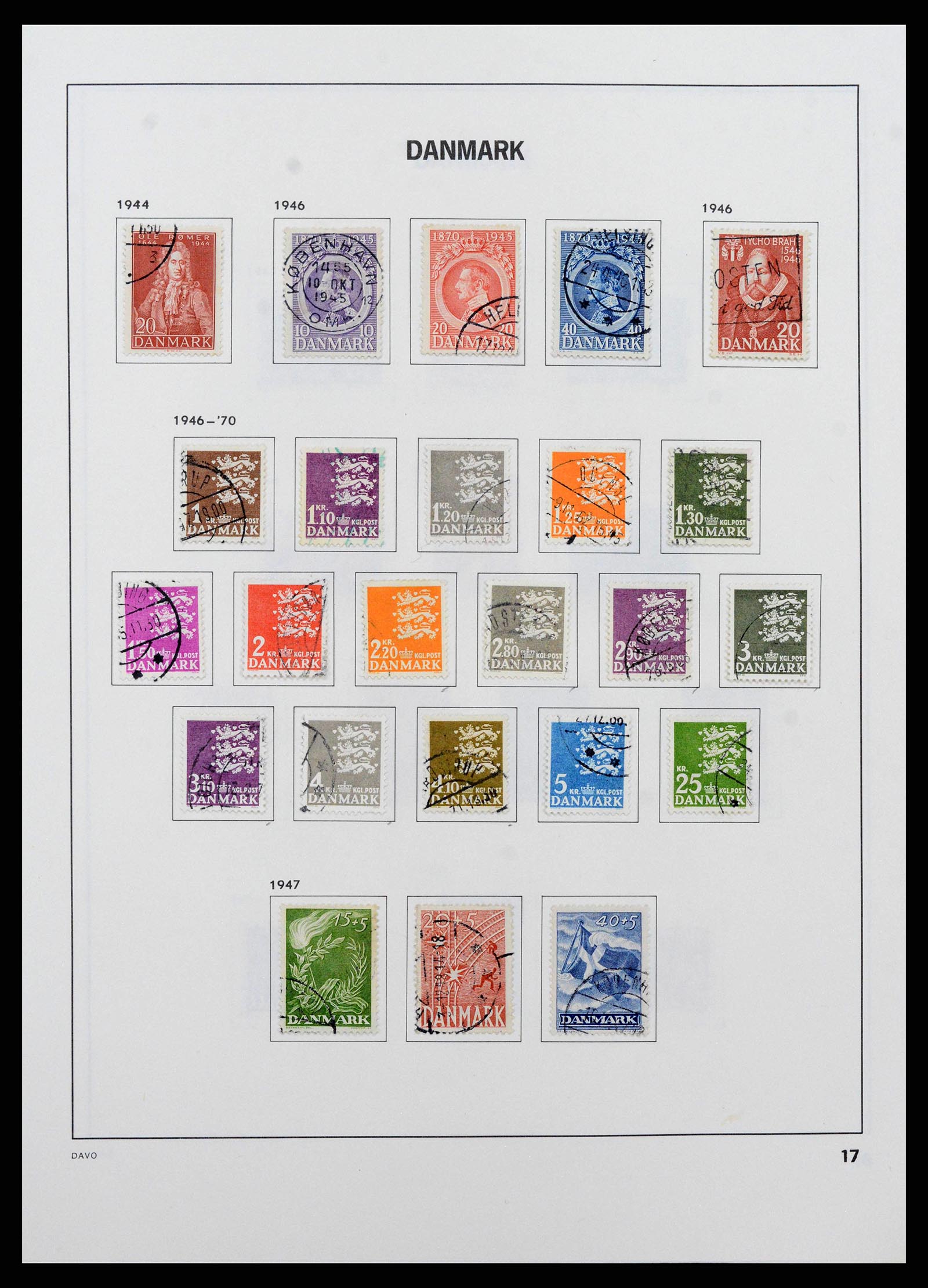 38719 0020 - Stamp collection 38719 Denmark 1851-2002.