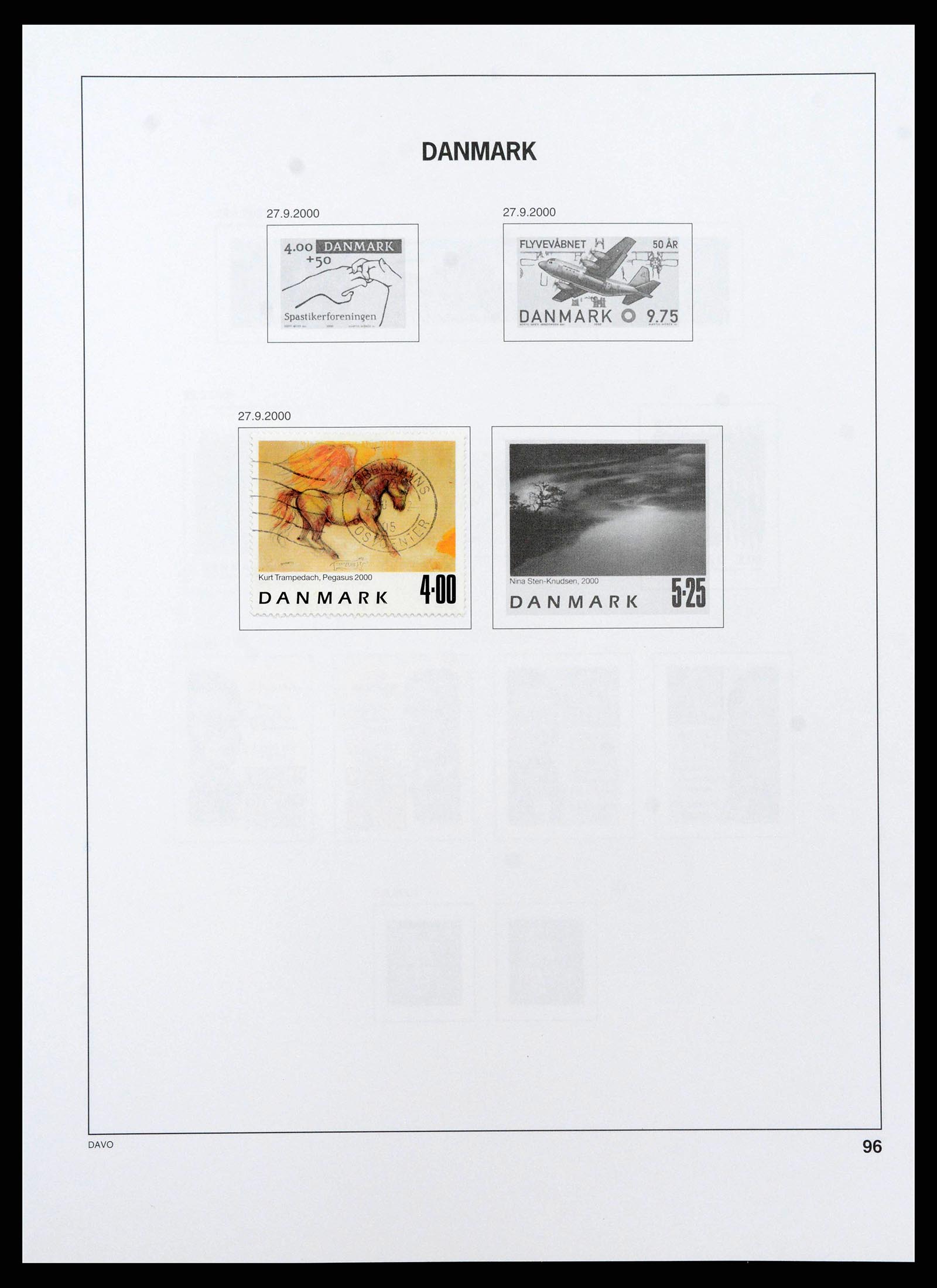 38719 0101 - Postzegelverzameling 38719 Denemarken 1851-2002.